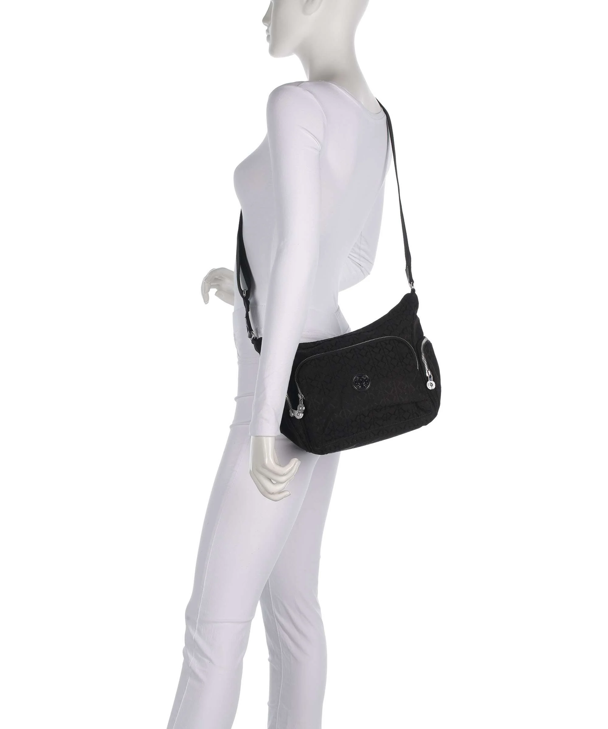 Kipling Elevated Gabb S Crossbody tas noir sign jq - Image 3