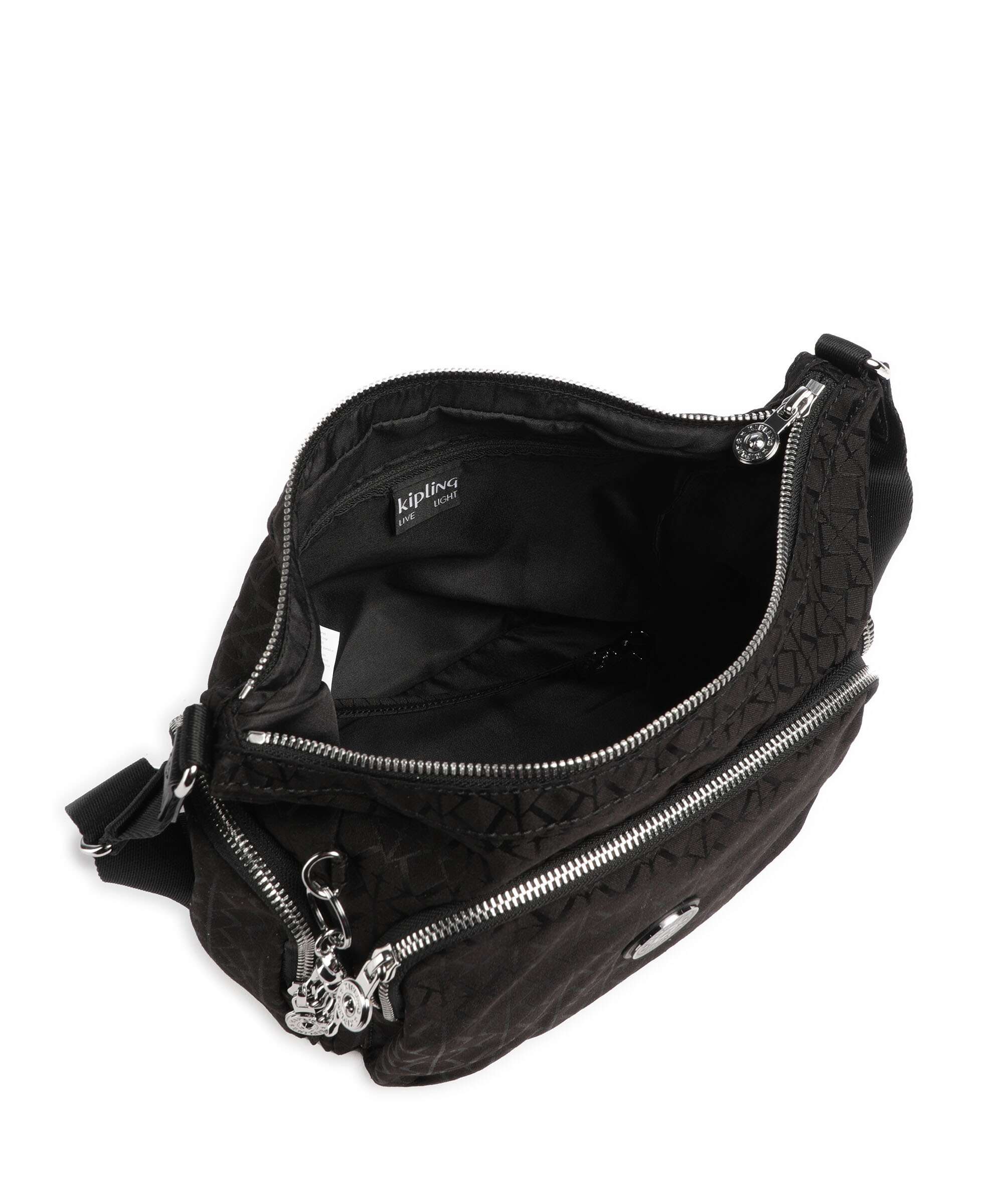 Kipling Elevated Gabb S Crossbody tas noir sign jq - Image 6