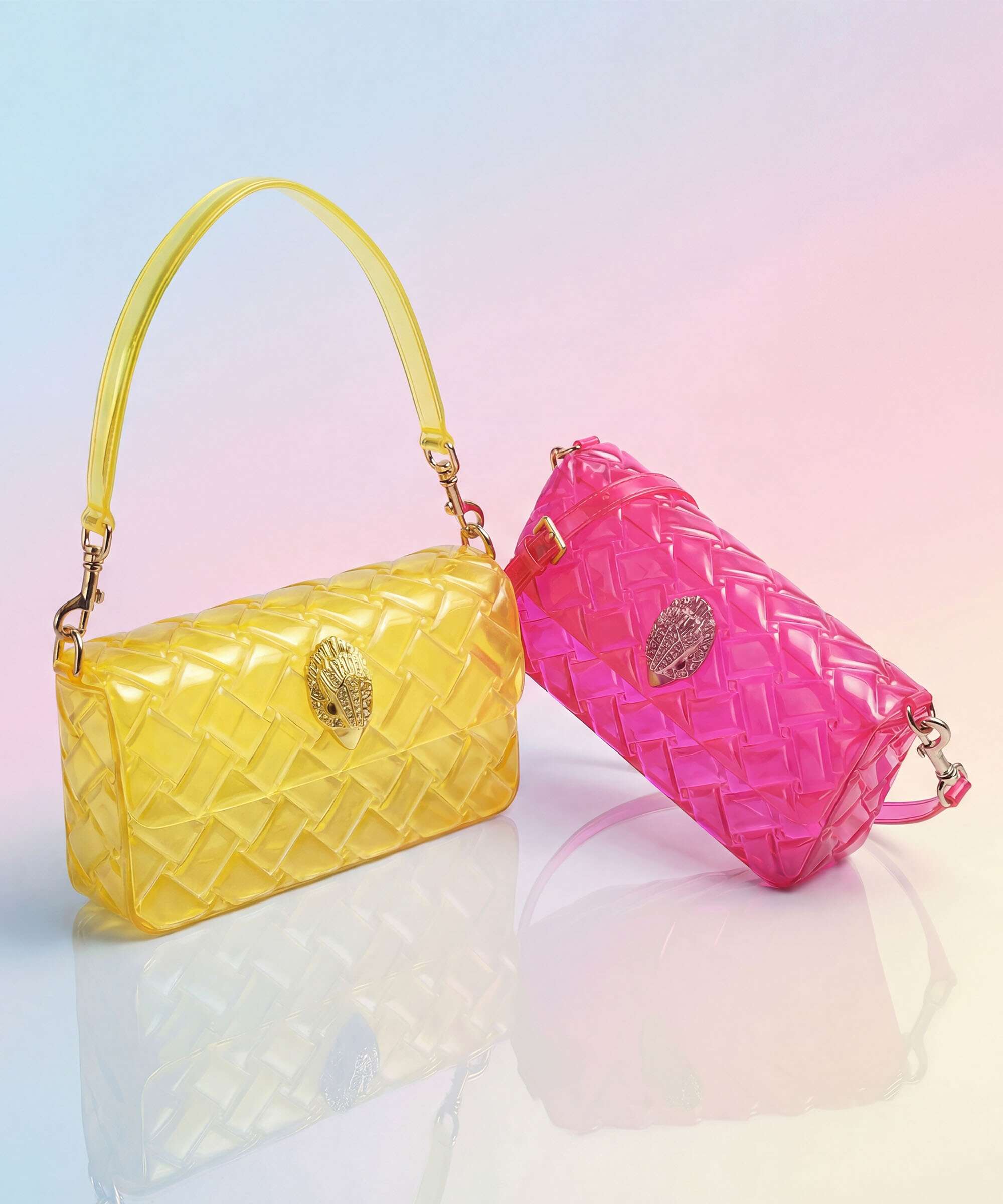 Kurt Geiger Jelly Kensington Schoudertas yellow - Image 2