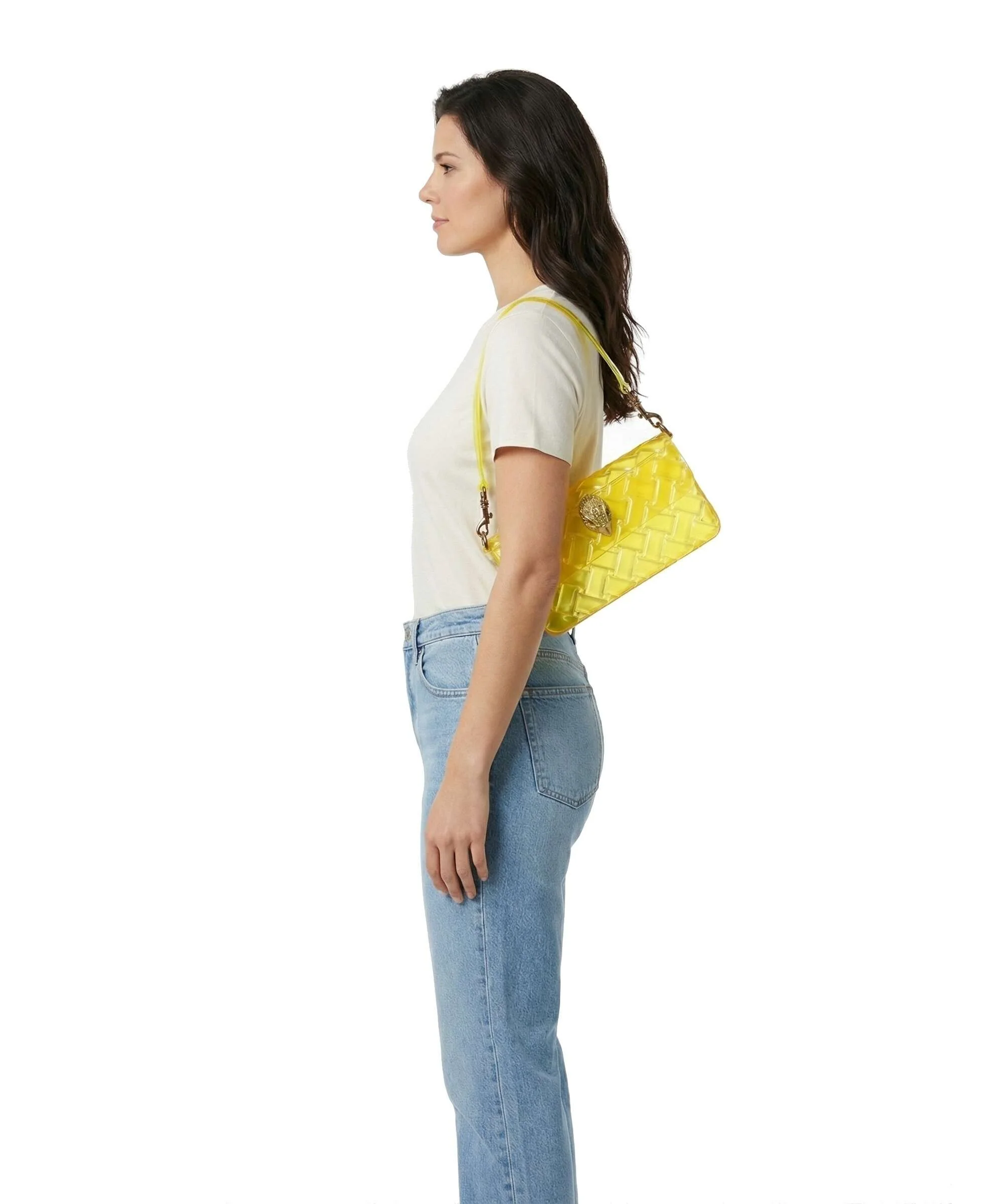 Kurt Geiger Jelly Kensington Schoudertas yellow - Image 4