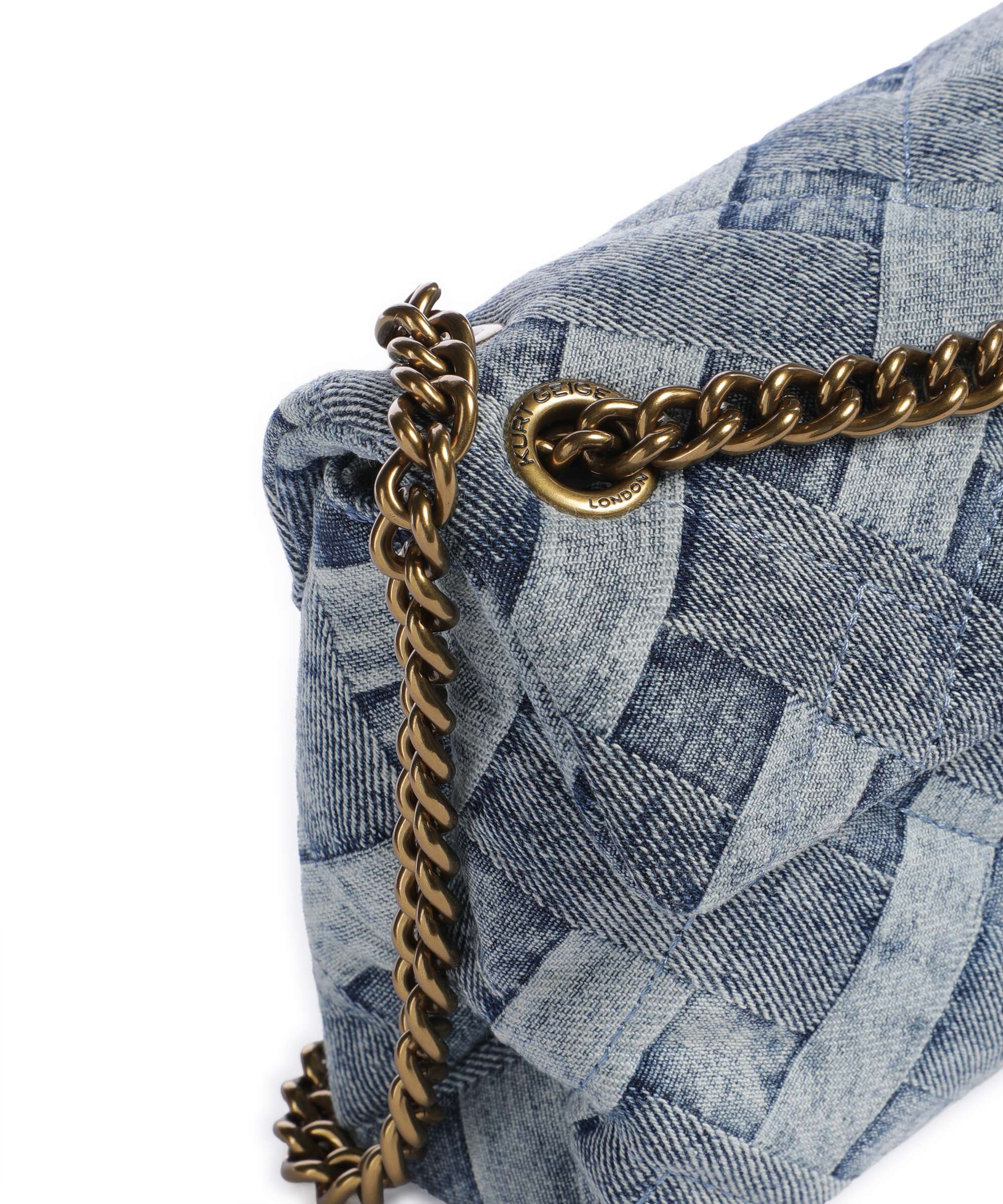 Kurt Geiger Kensington Mini Schoudertas denim - Image 5