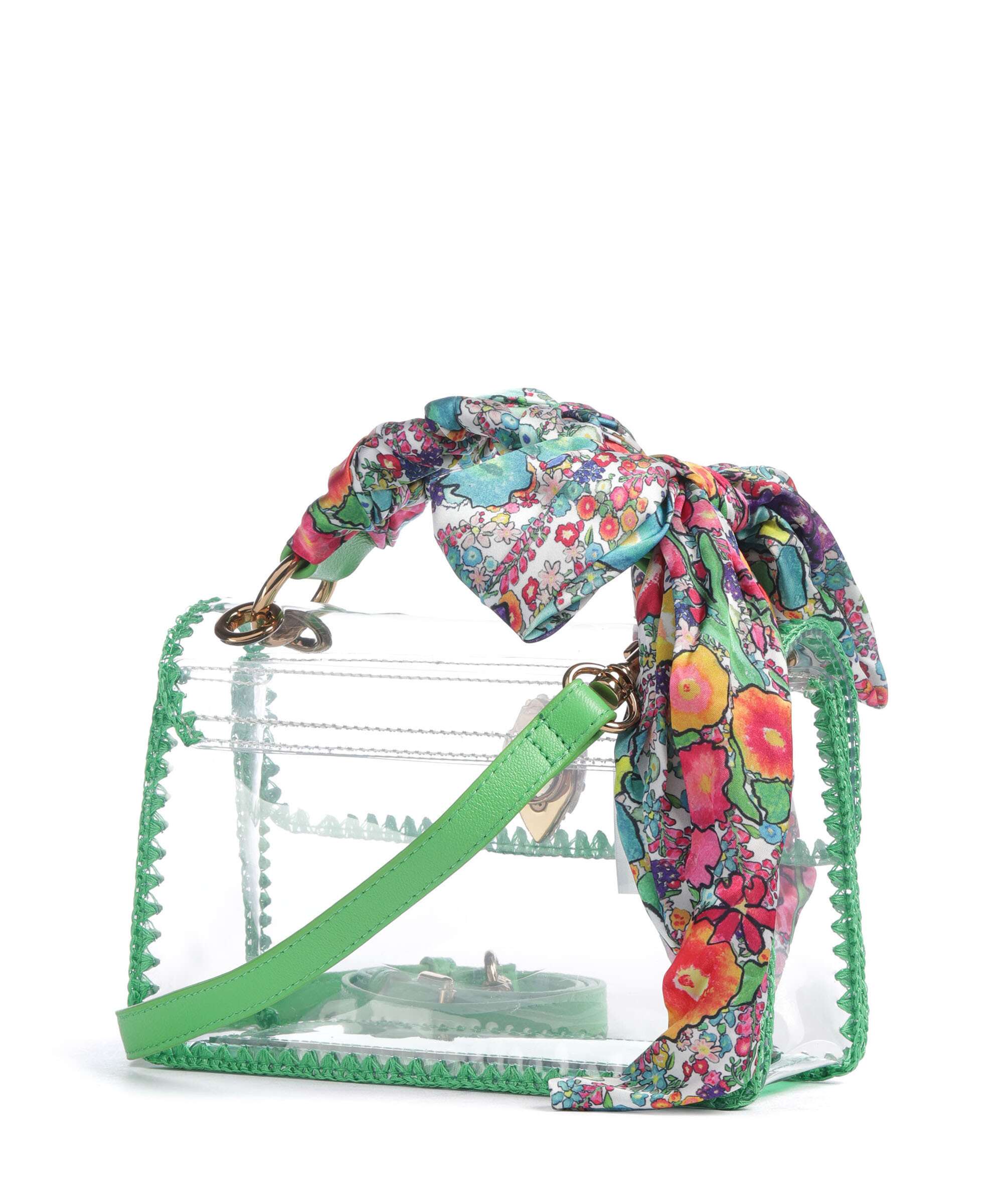 Kurt Geiger Kensington Vinyl Mini Crossbody tas green combination - Image 2