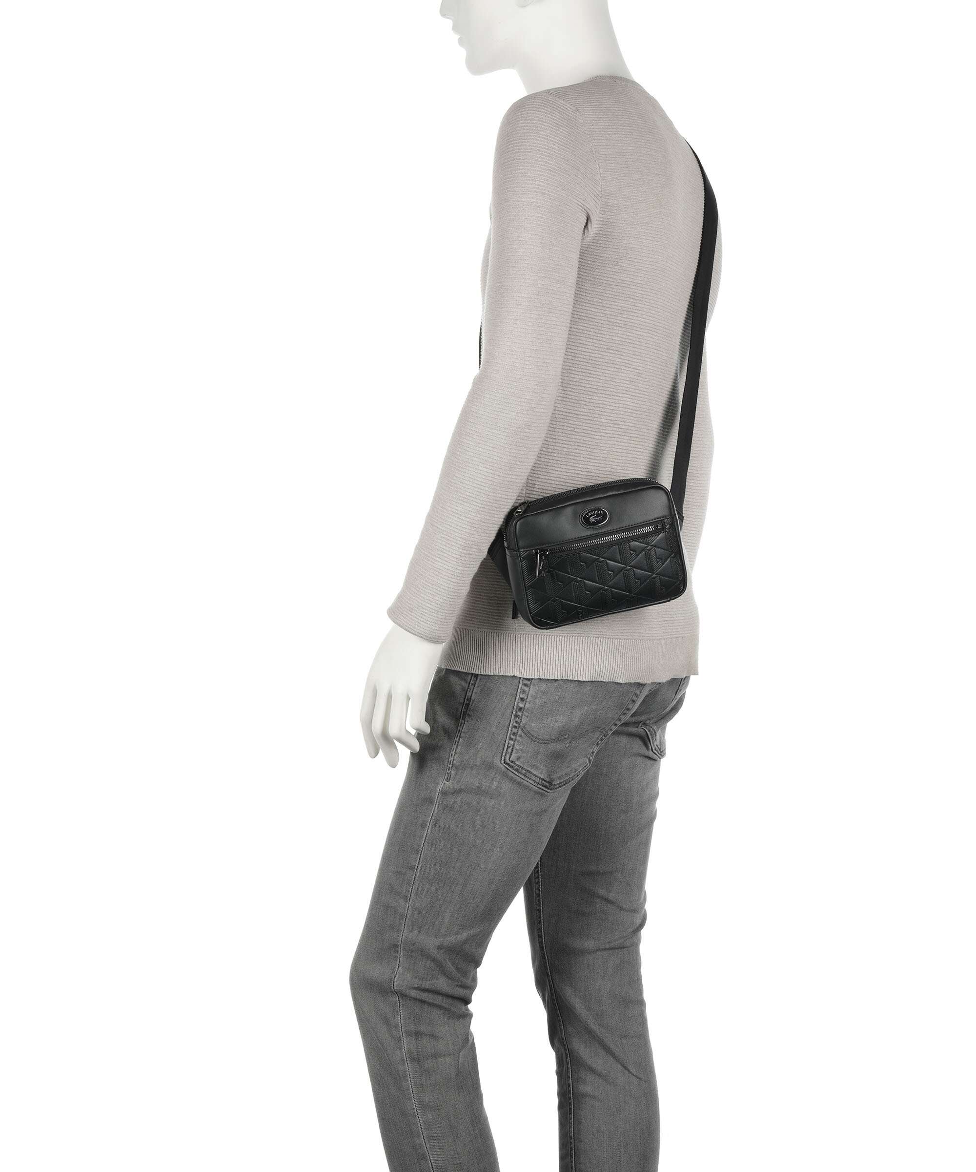 Lacoste Nomogramme Crossbody tas noir - Image 3