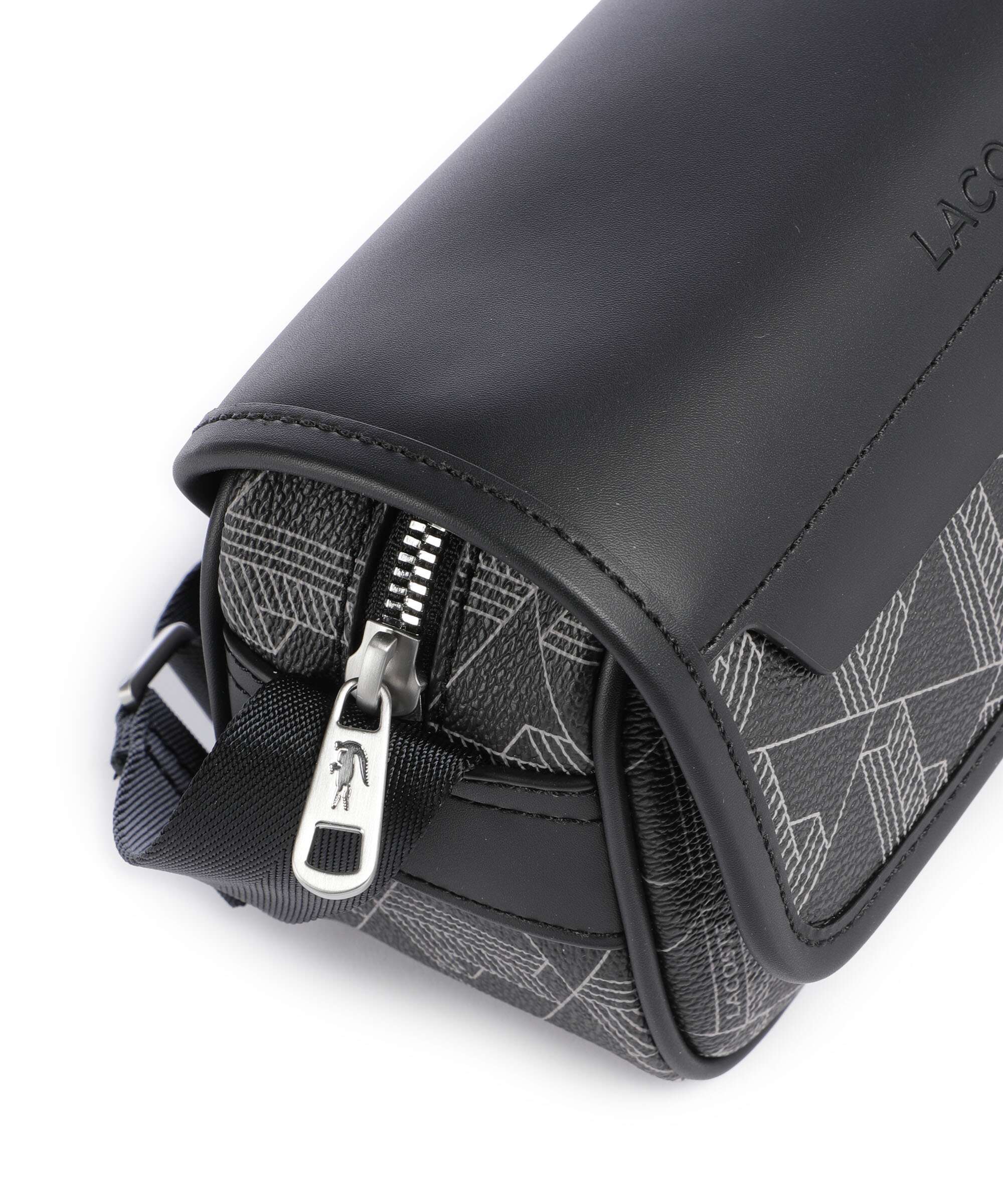Lacoste The Blend Crossbody tas monogram/noir/gris - Image 4