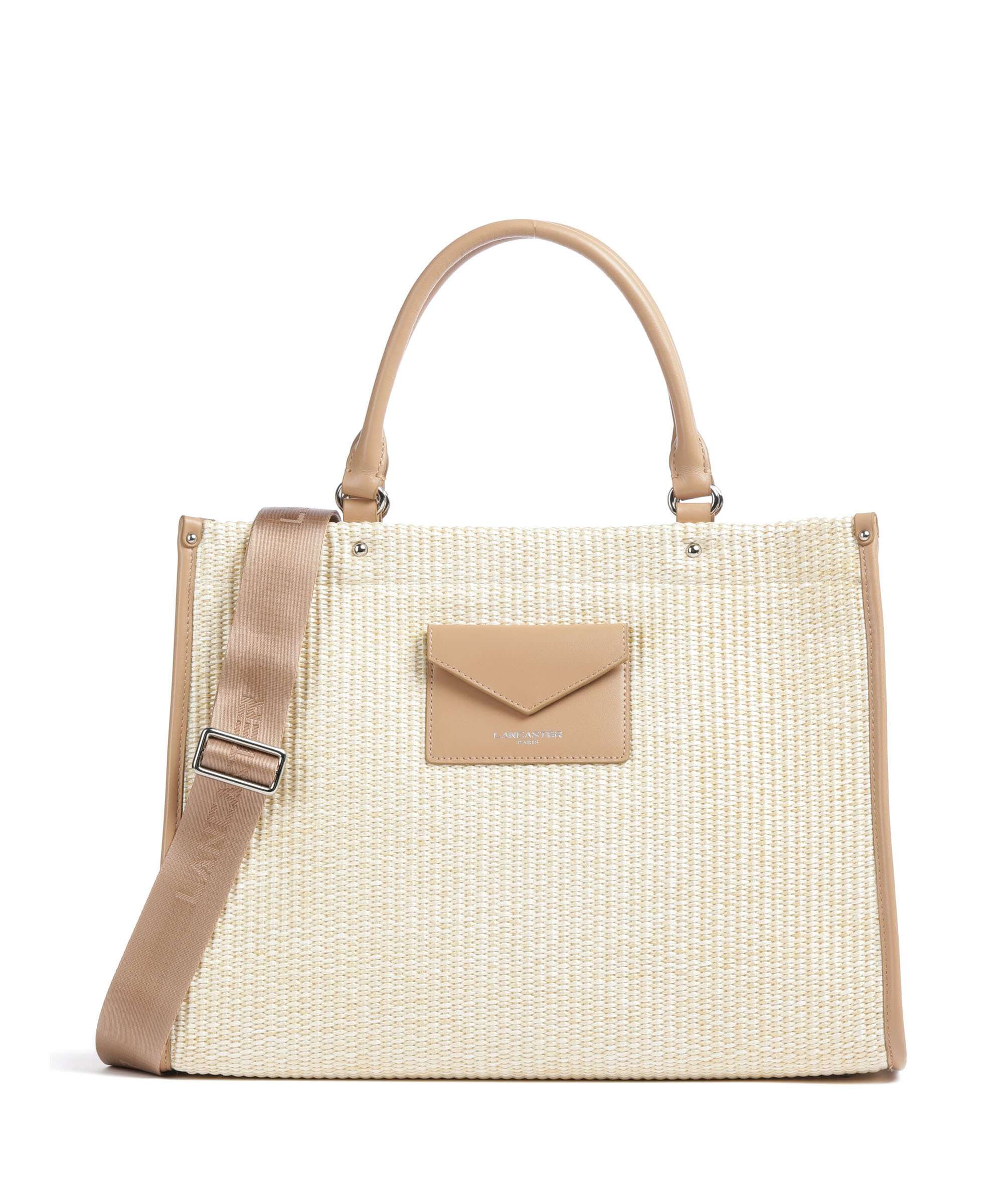 Lancaster Actual Osier Mini Handtas beige