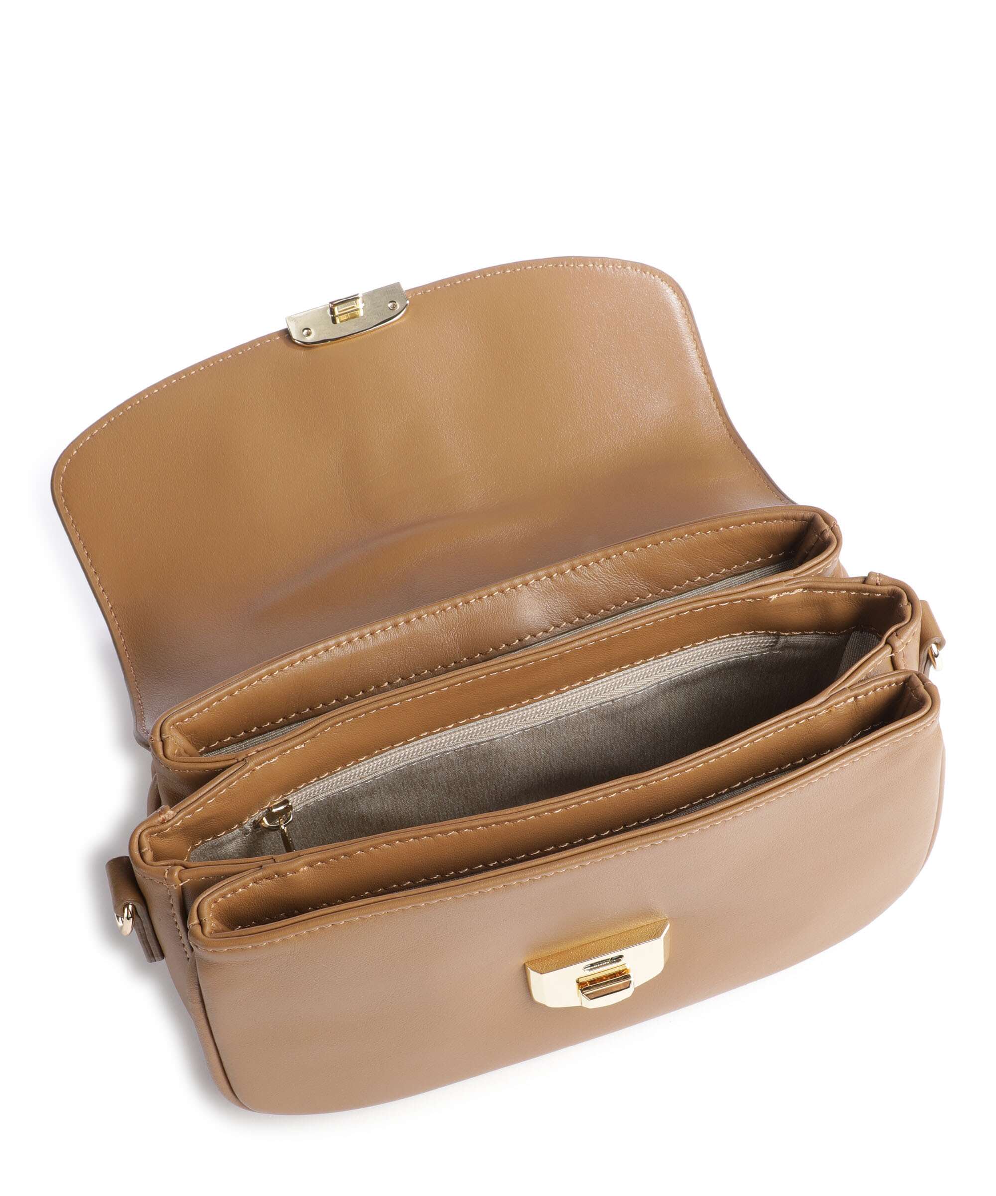 Lancaster Donna Fia Crossbody tas vison - Image 6
