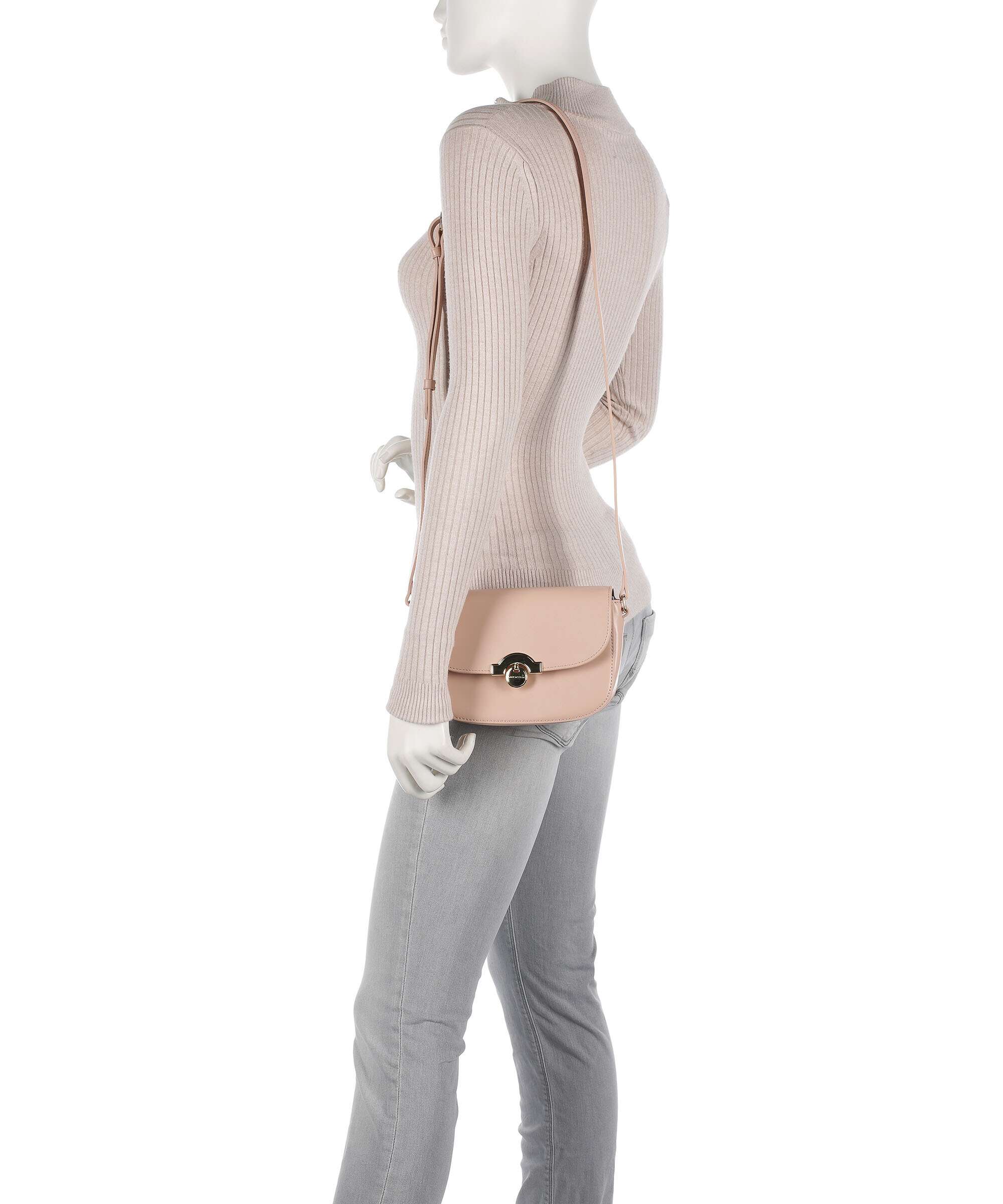 Lancaster Paris Médaille Crossbody tas nude - Image 3