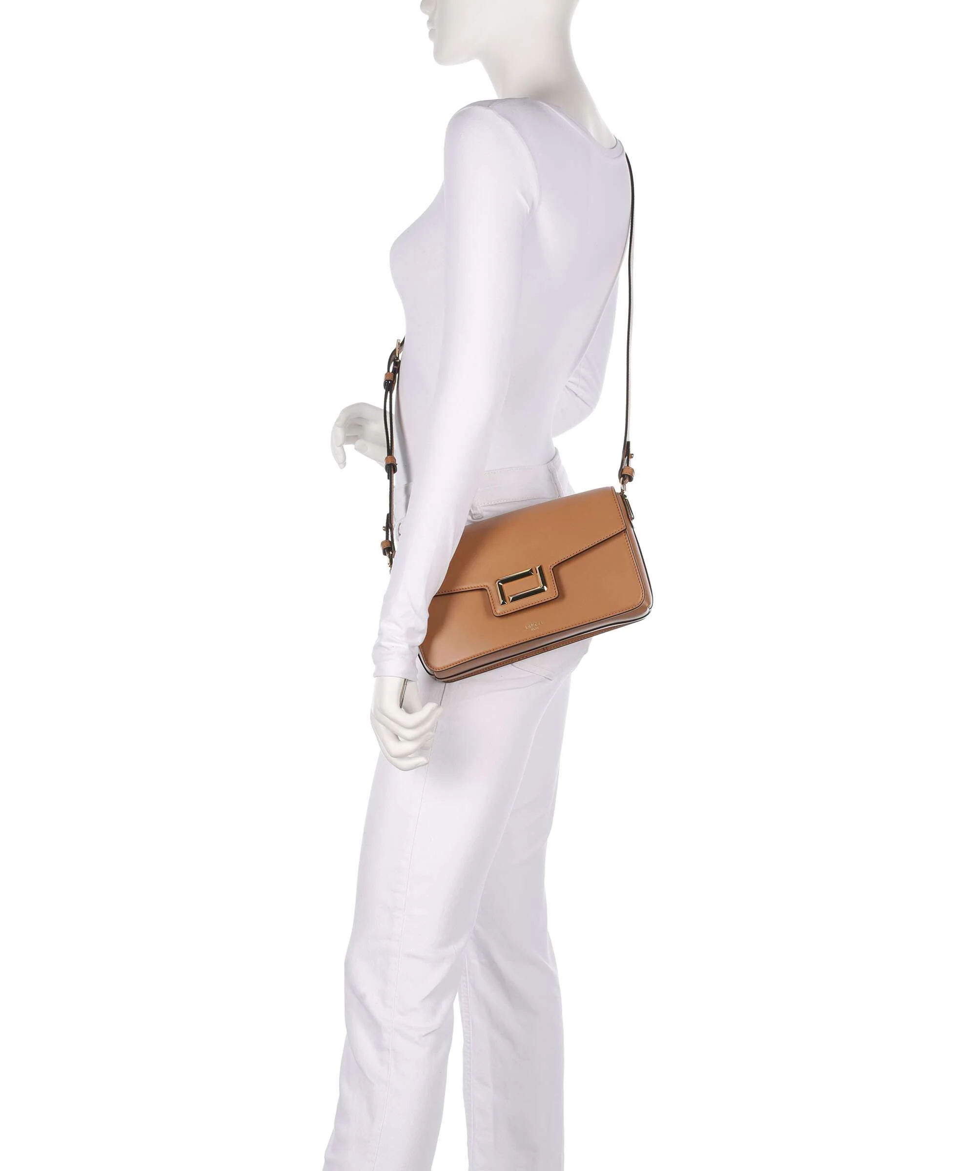 Lancel Angèle M Schoudertas camel - Image 4