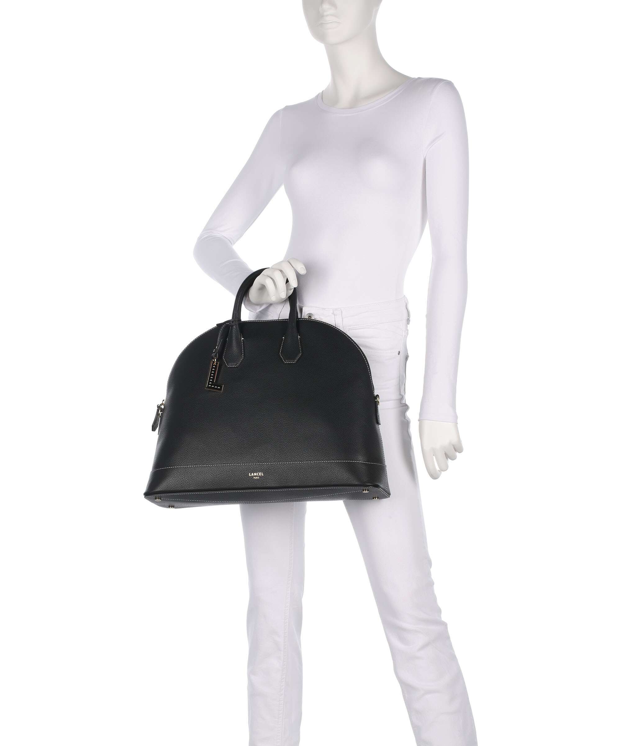 Lancel Belleville Bugatti L Handtas black - Image 3