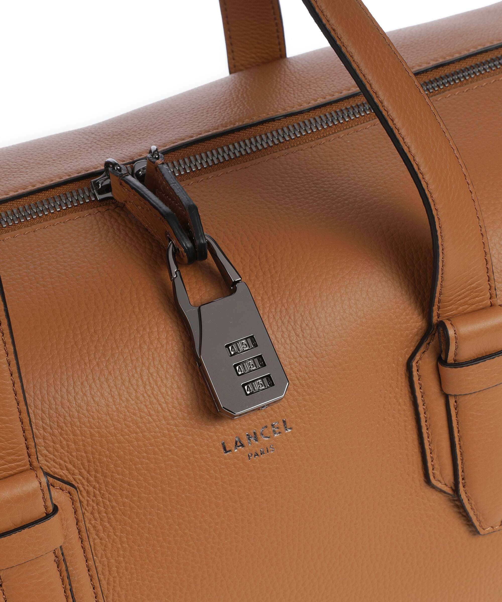 Lancel Charlie Weekendtas camel - Image 4