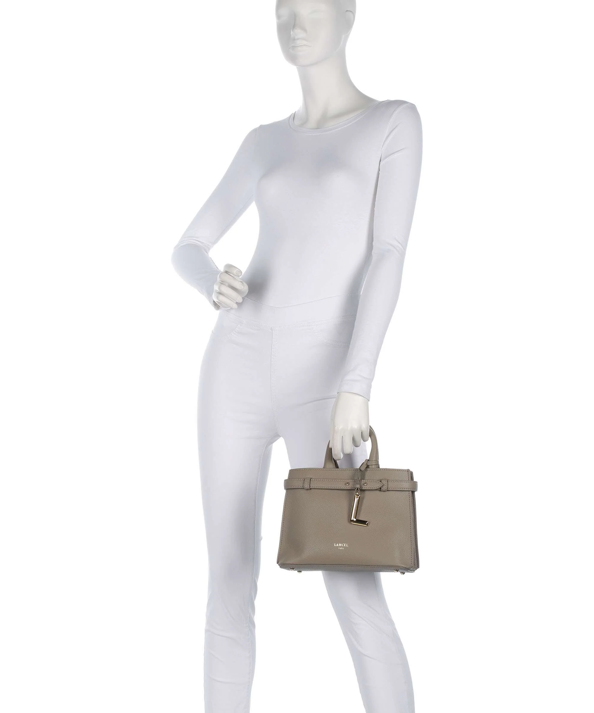 Lancel Faubourg S Handtas greige - Image 3