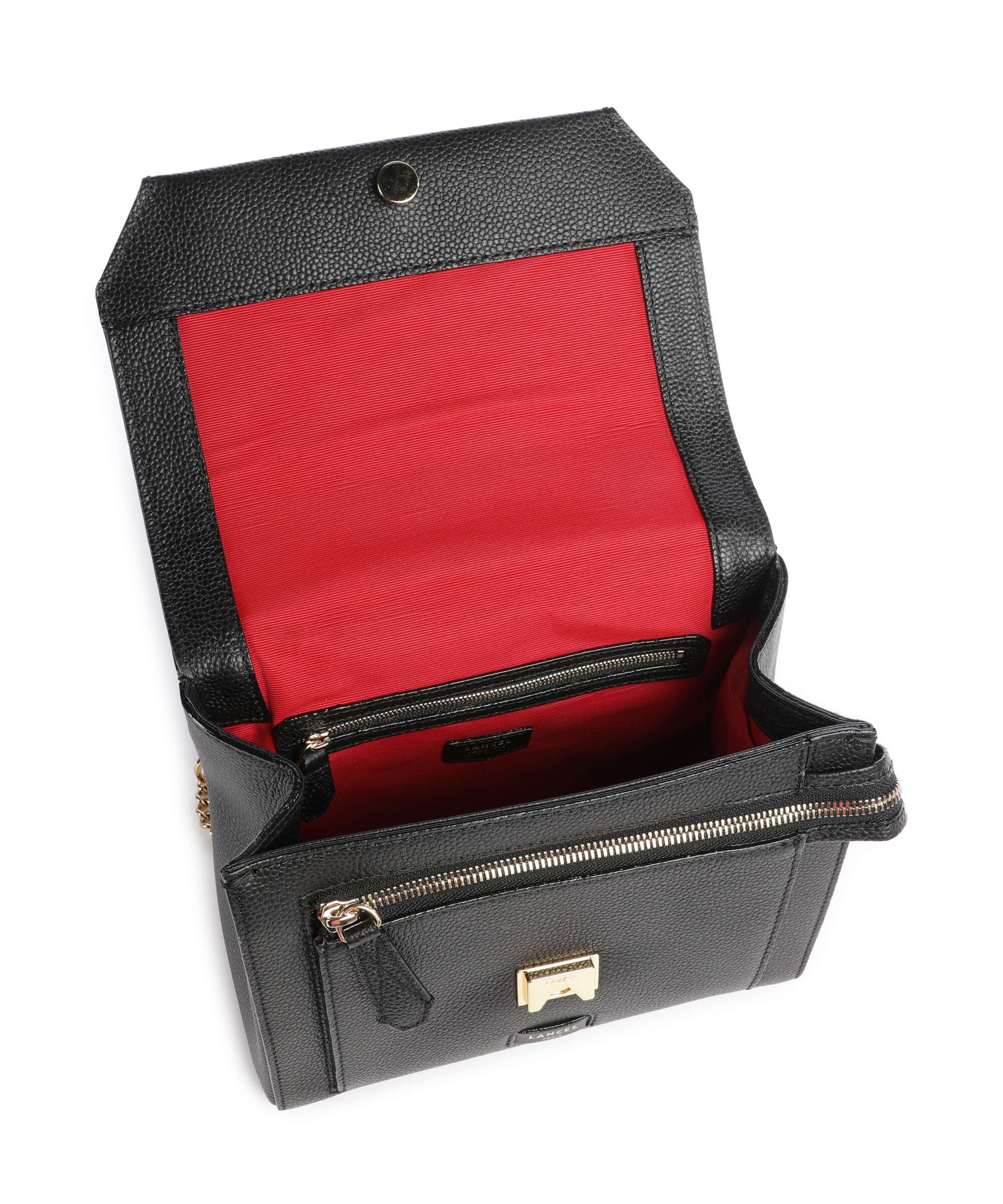 Lancel Ninon M Schoudertas black/gold - Image 7