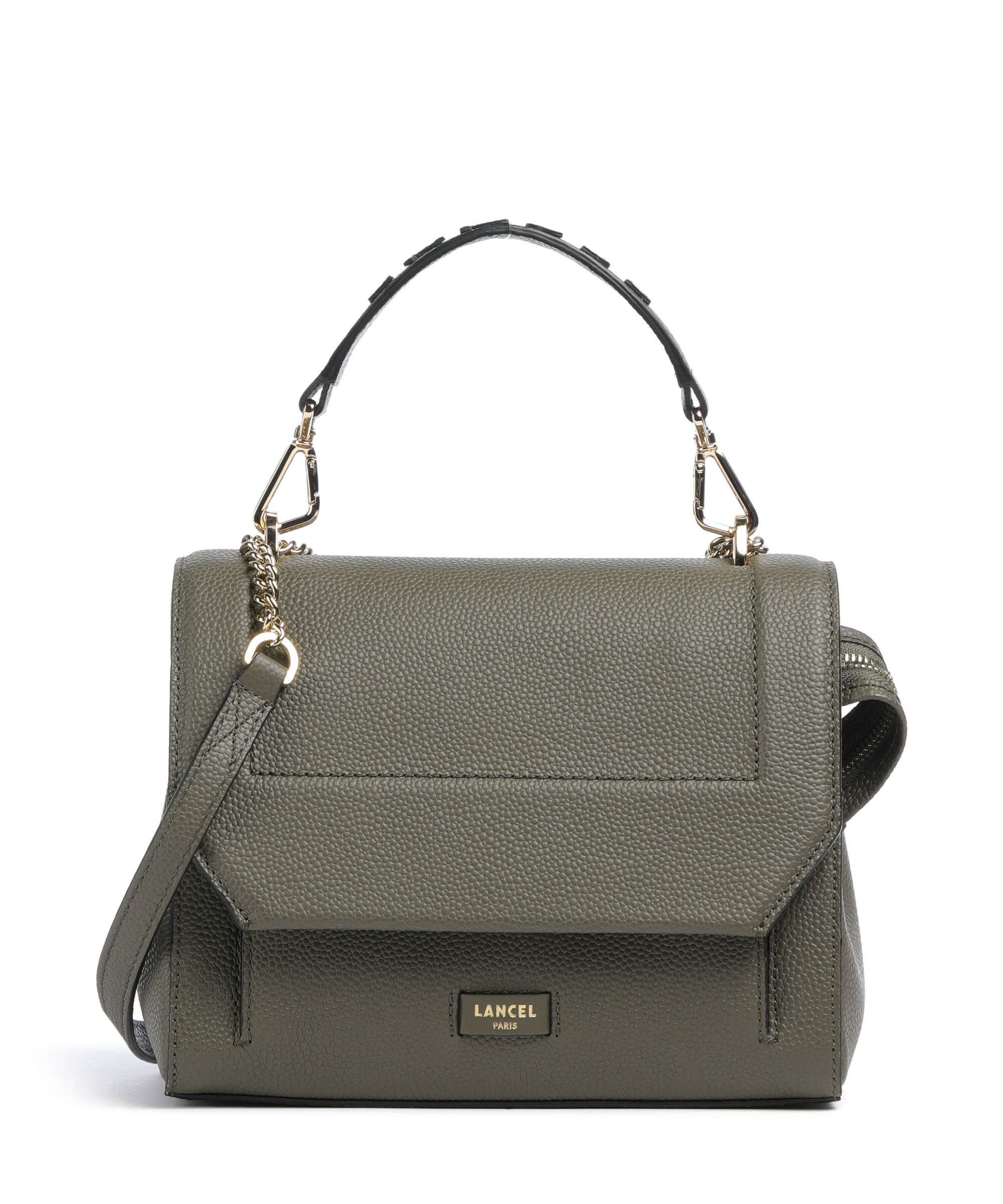 Lancel Ninon M Schoudertas dark khaki