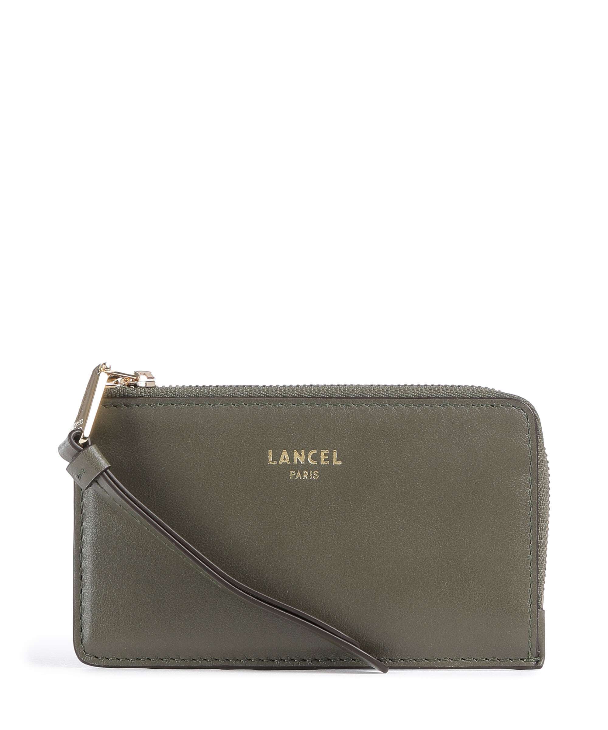 Lancel Origami Creditcardhouder dark khaki