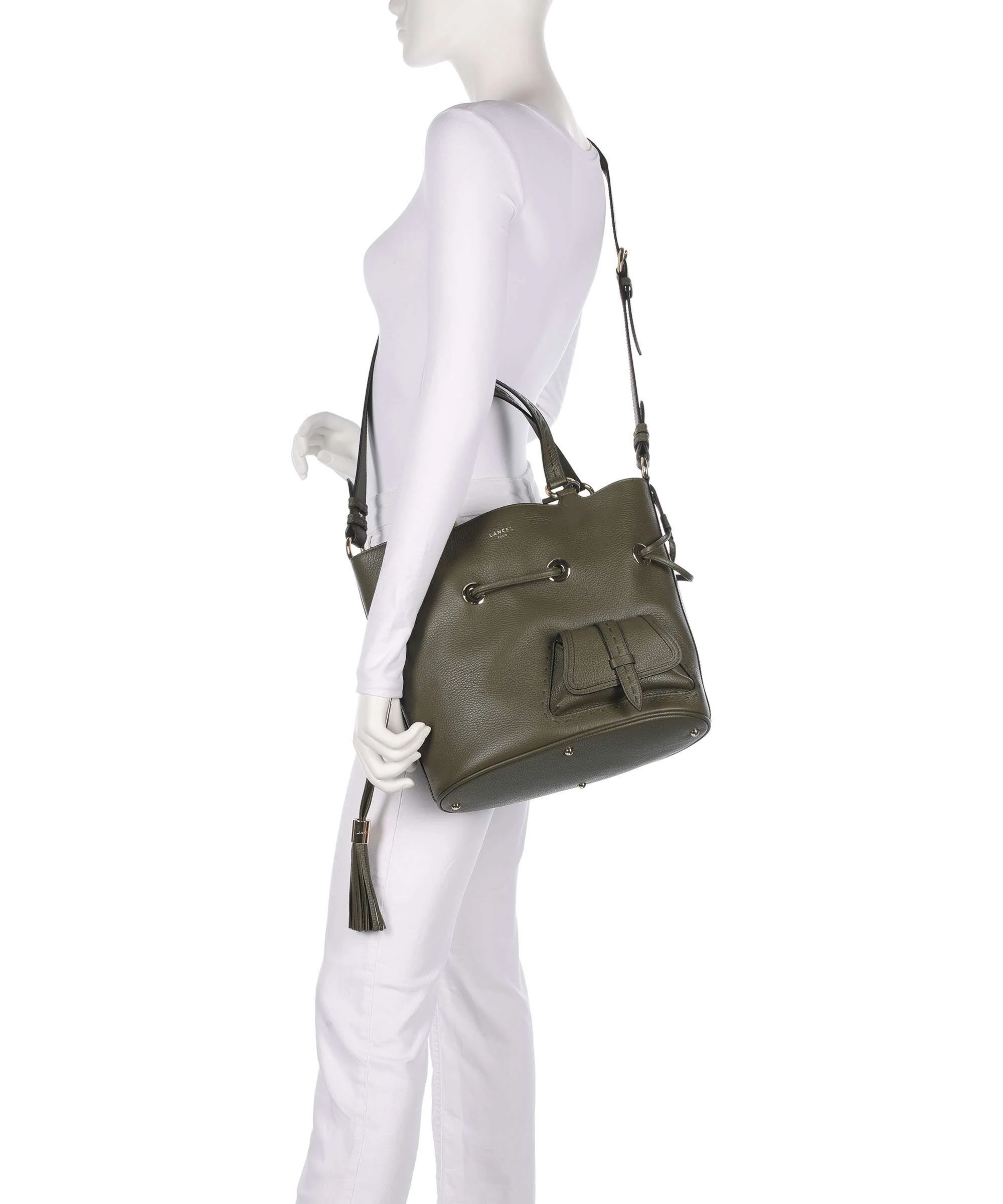 Lancel Premier Flirt M Emmertas dark khaki - Image 3