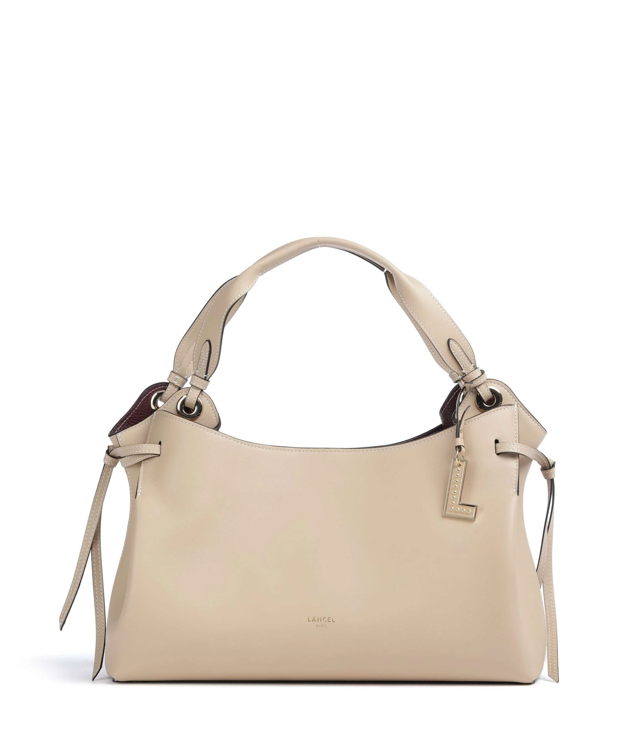 Lancel Swann M Hobo tas cappuccino