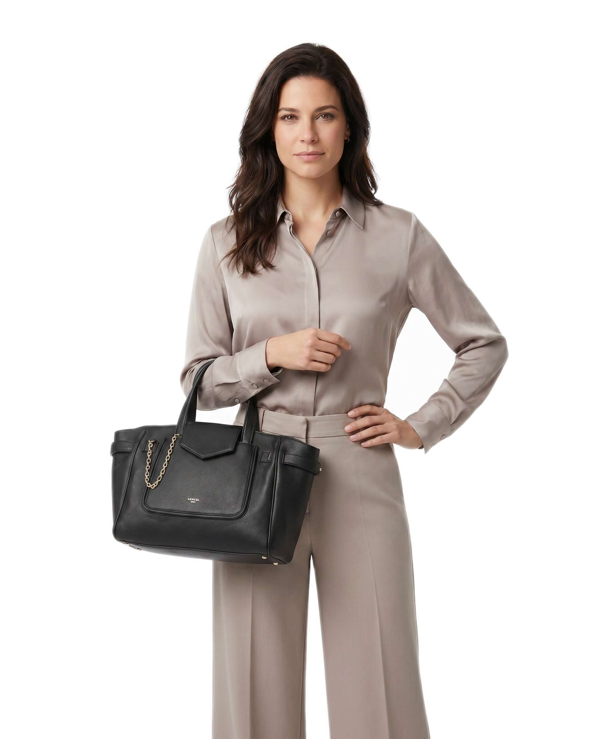 Lancel Théa M Handtas black - Image 3