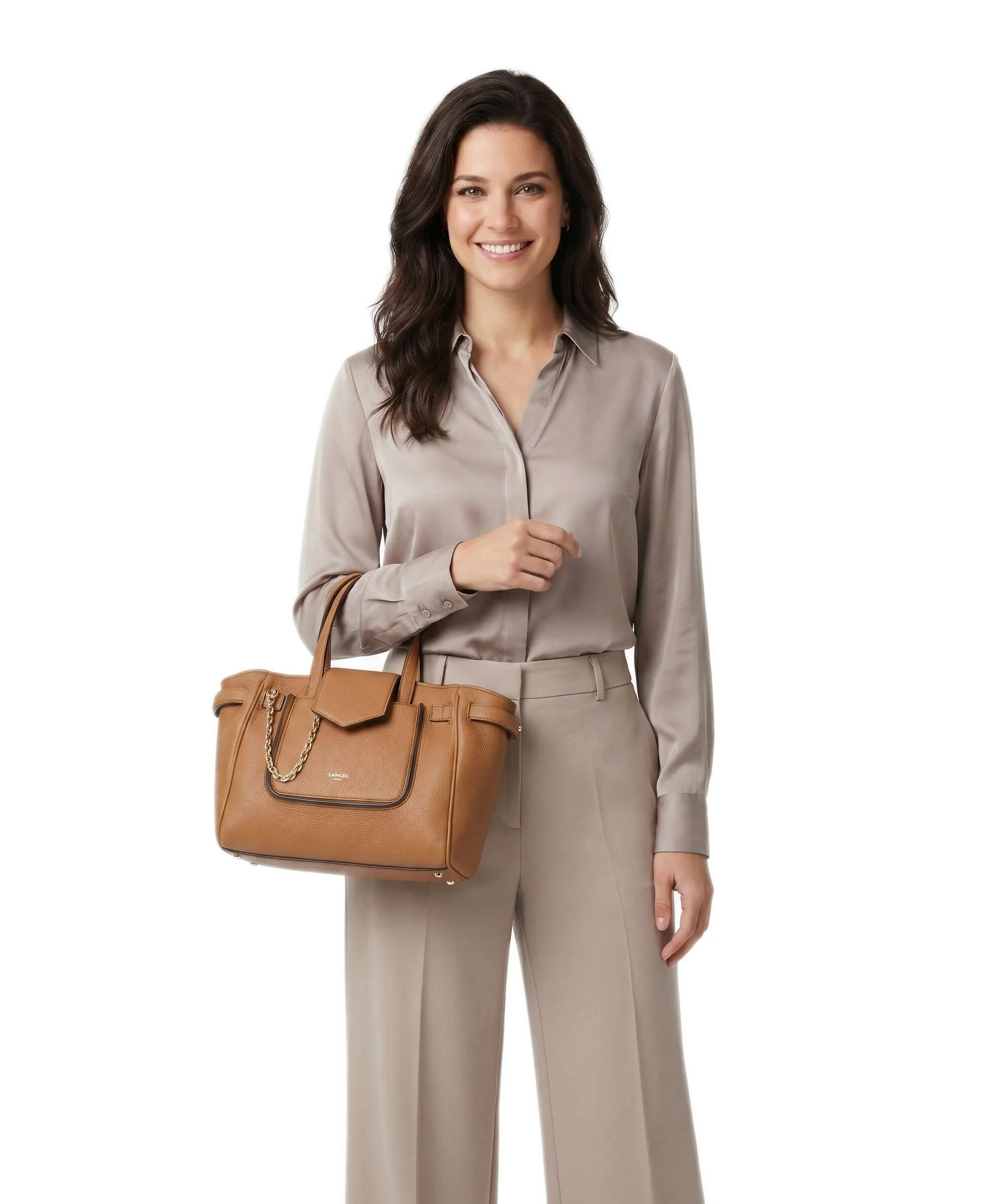 Lancel Théa S Handtas camel - Image 3