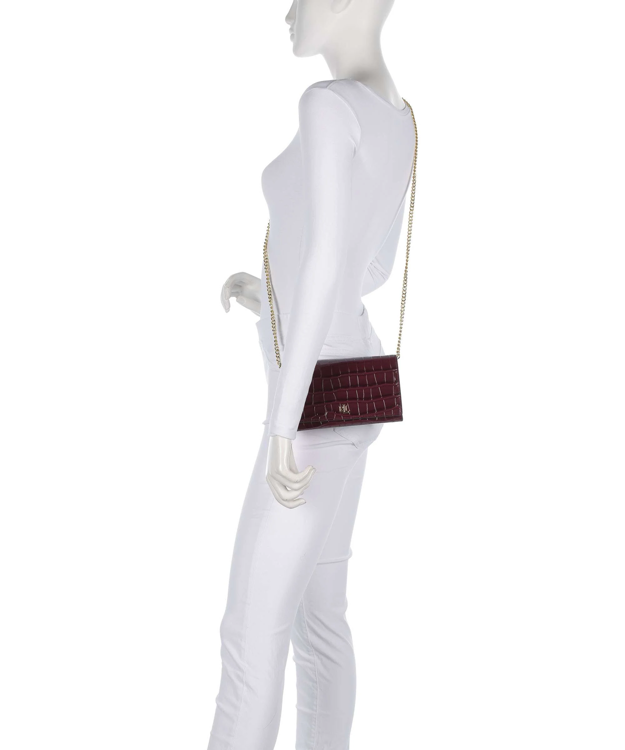 Lauren Ralph Lauren Adair II Large Portemonnee dark garnet - Image 3