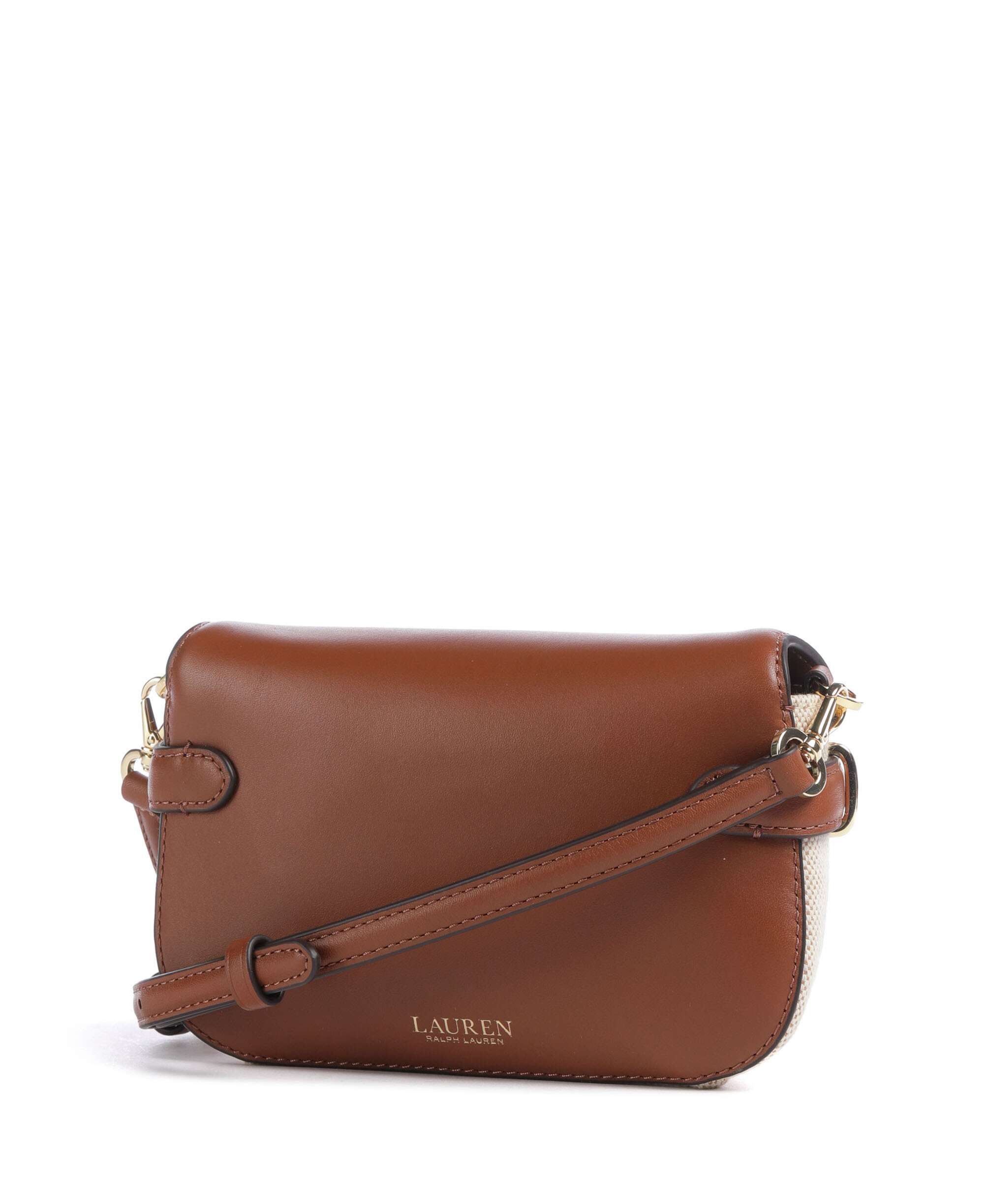 Lauren Ralph Lauren Blaike Small Crossbody tas natural/buff canvas/lauren tan - Image 2