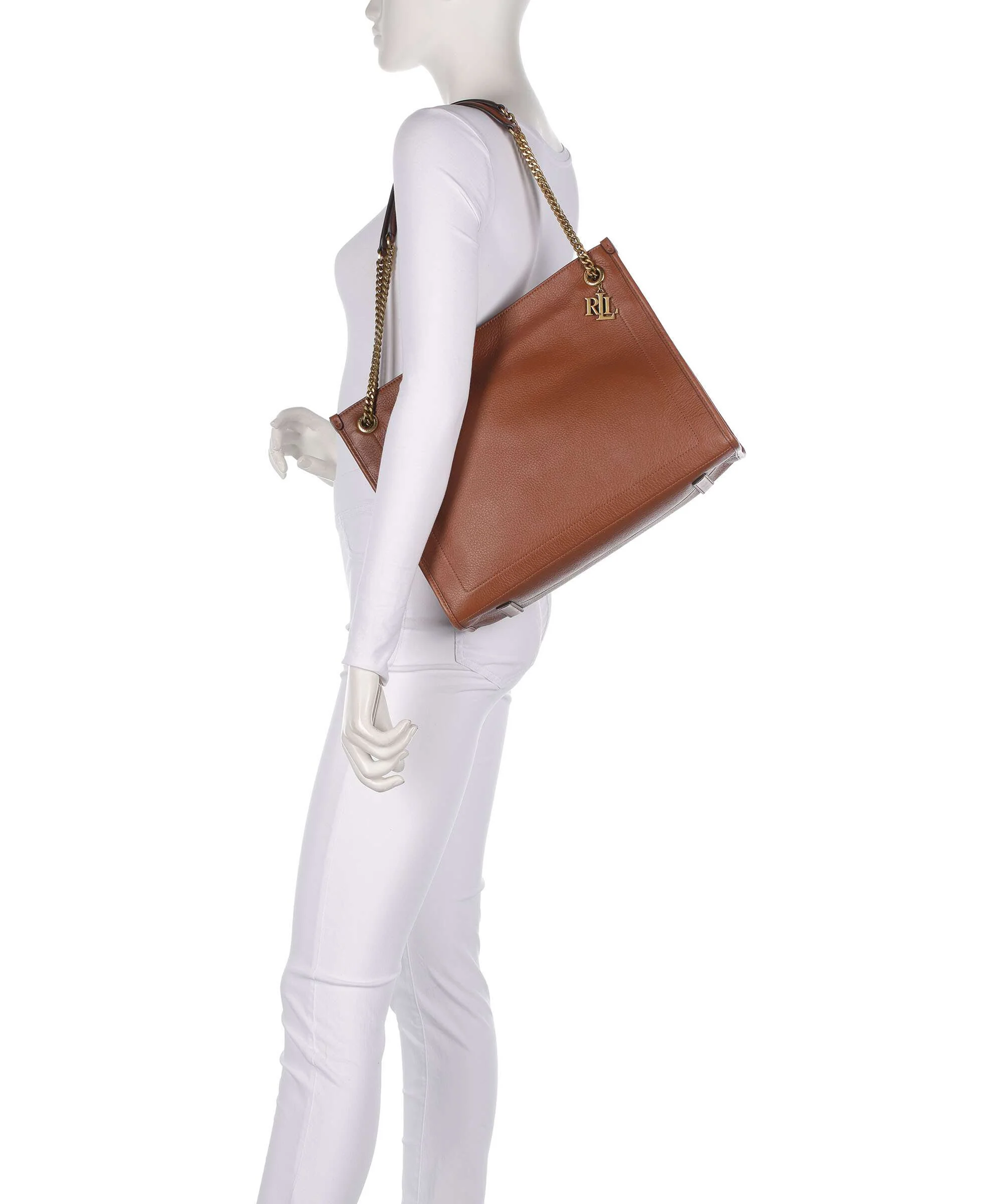Lauren Ralph Lauren Bradley Large Boodschappentas lauren tan - Image 3