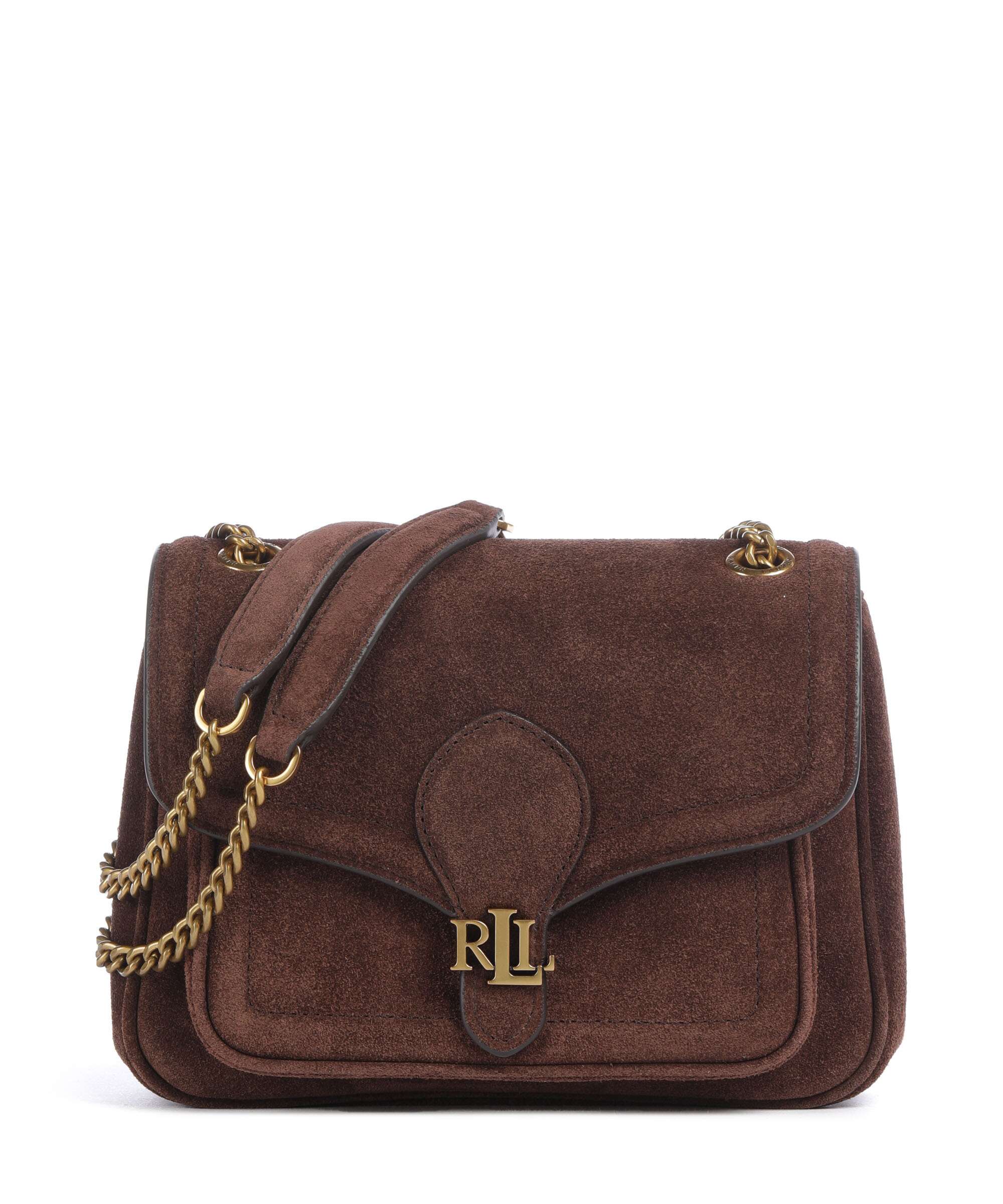 Lauren Ralph Lauren Bradley Small Schoudertas dark hickory