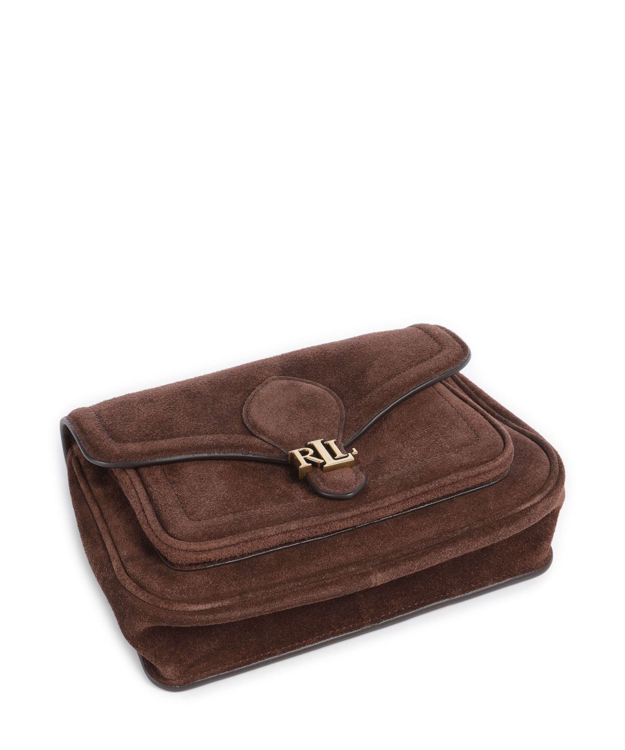Lauren Ralph Lauren Bradley Small Schoudertas dark hickory - Image 6