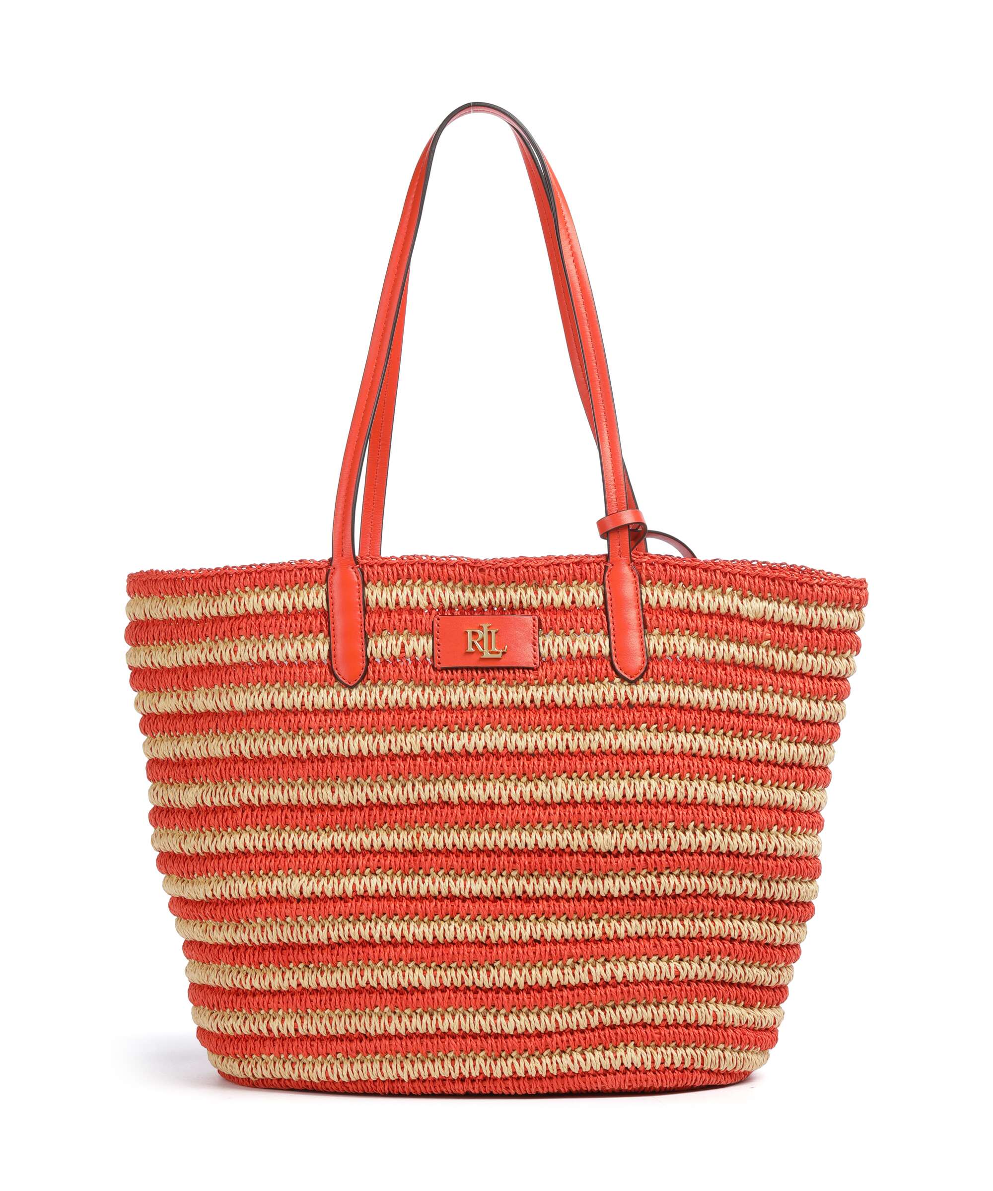 Lauren Ralph Lauren Brie 31 Boodschappentas natural/orange lily