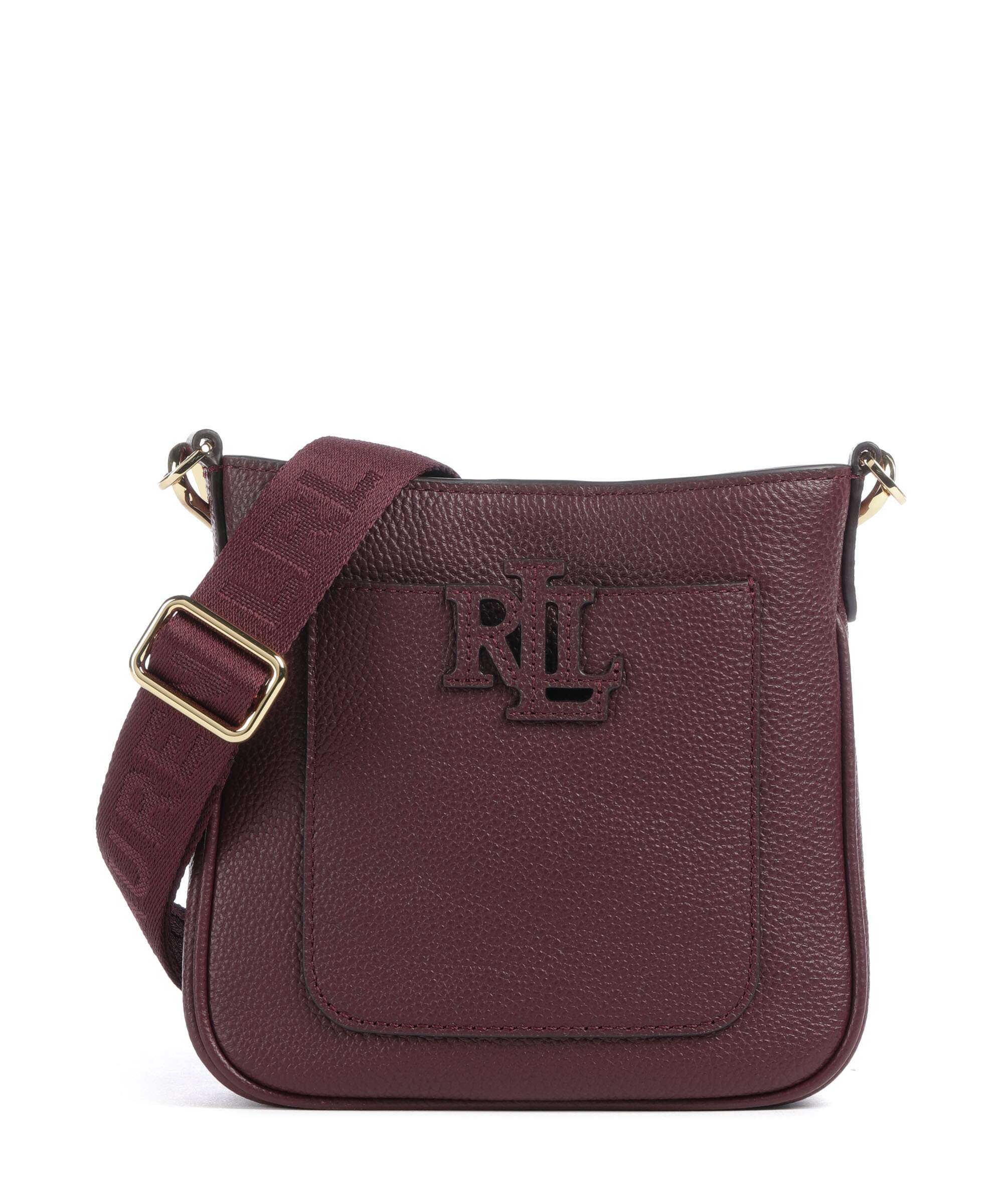 Lauren Ralph Lauren Cameryn Small Crossbody tas dark garnet