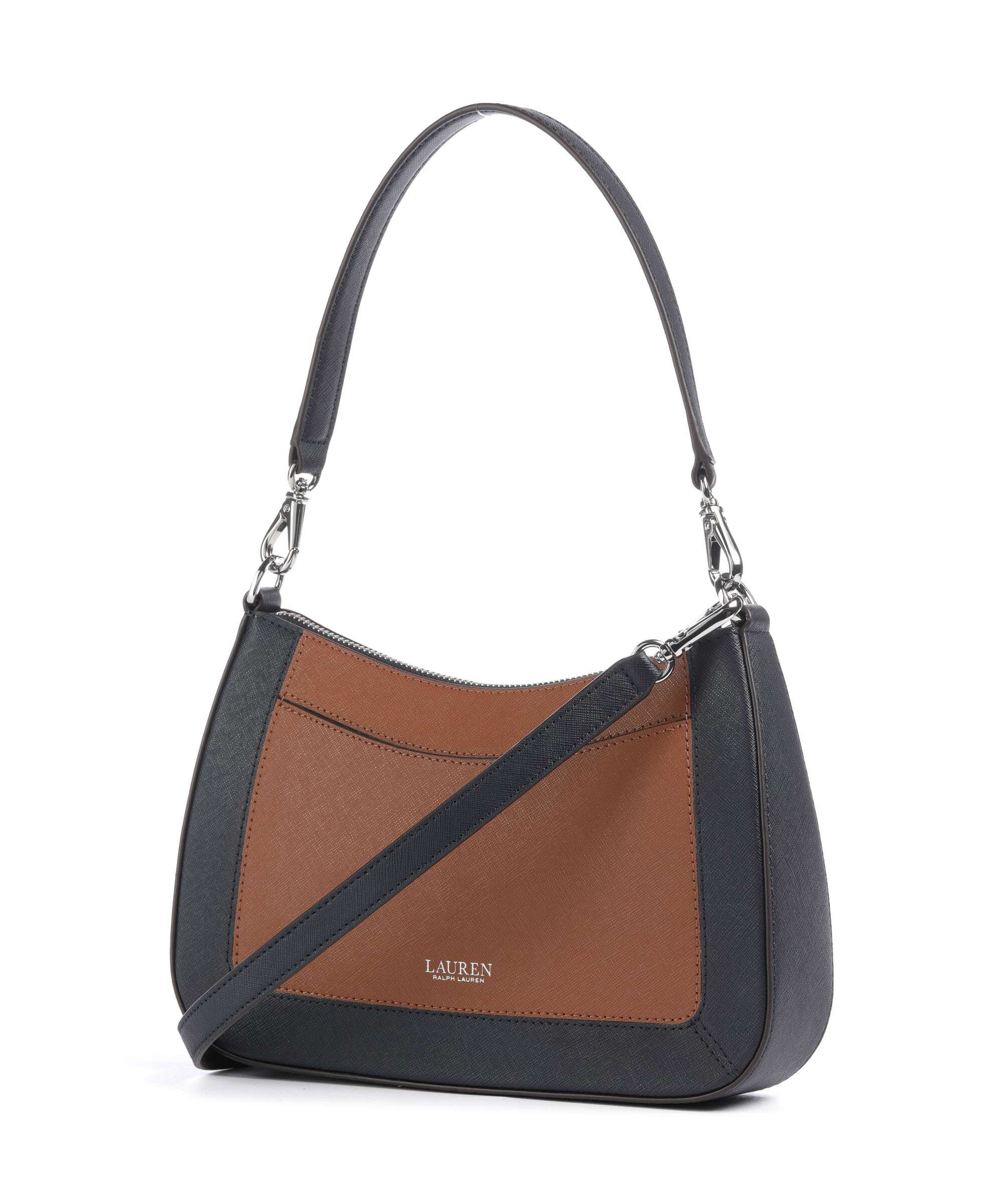 Lauren Ralph Lauren Danni 26 Schoudertas lauren tan/lauren navy - Image 2