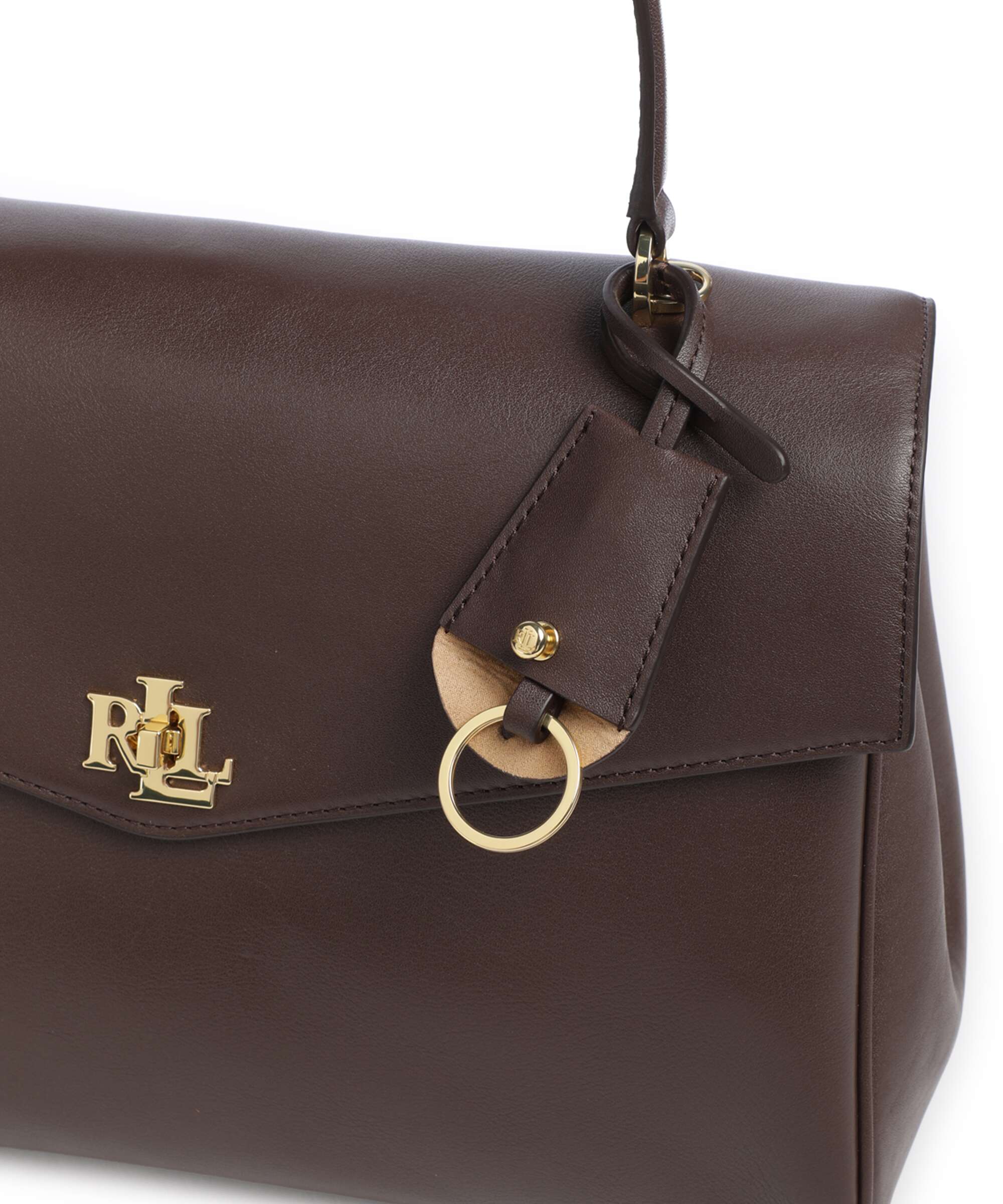 Lauren Ralph Lauren Farrah Medium Handtas chestnut brown - Image 4