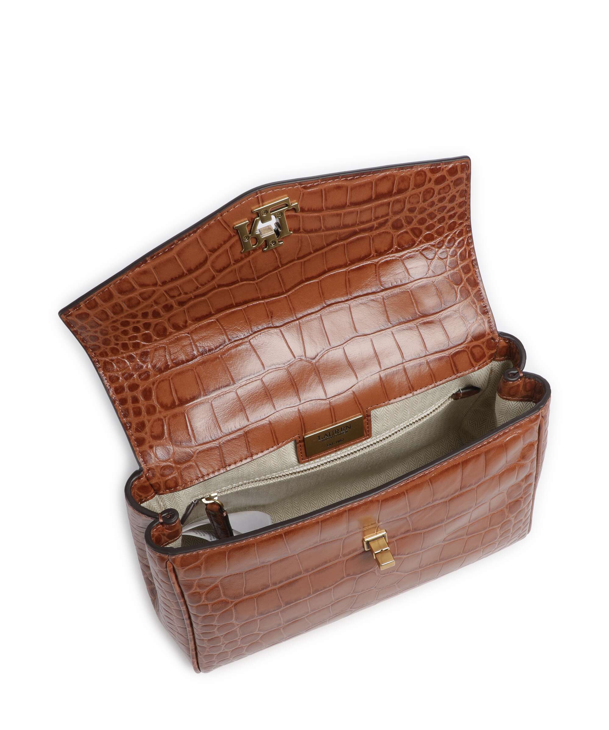Lauren Ralph Lauren Farrah Small Handtas lauren tan - Image 6