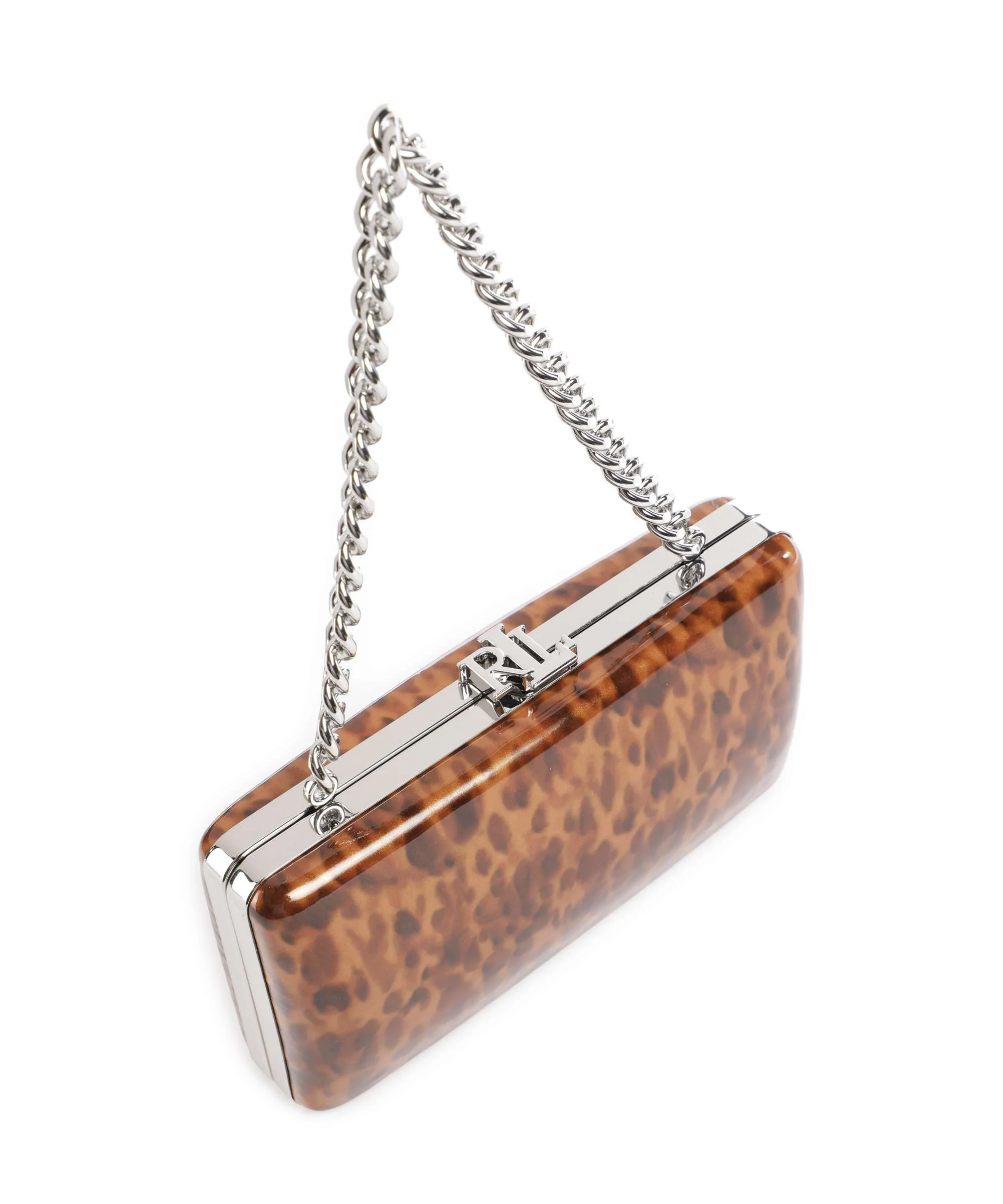 Lauren Ralph Lauren Franki Clutch tasje brown multi - Image 4