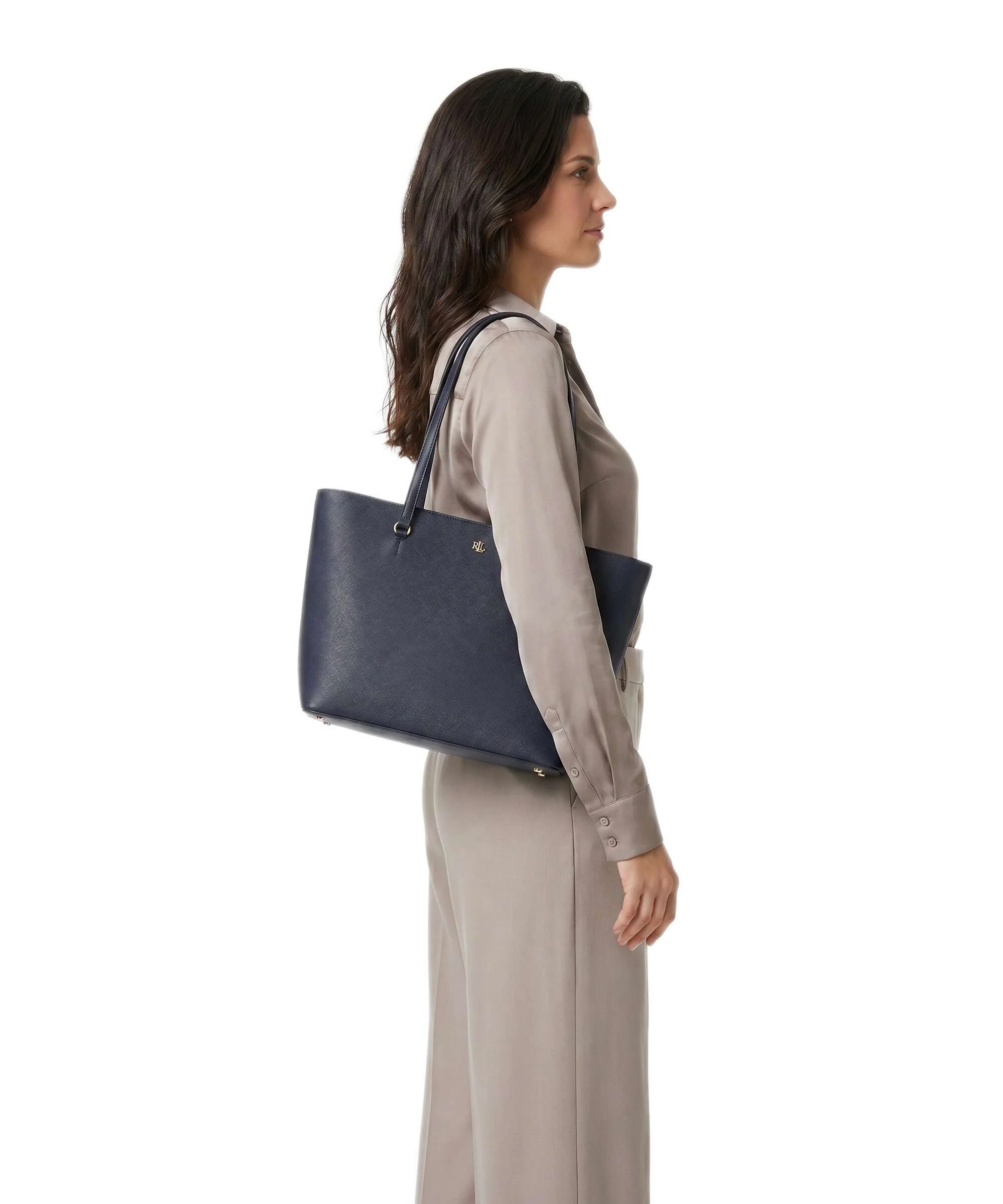 Lauren Ralph Lauren Karly Medium Boodschappentas refined navy - Image 3