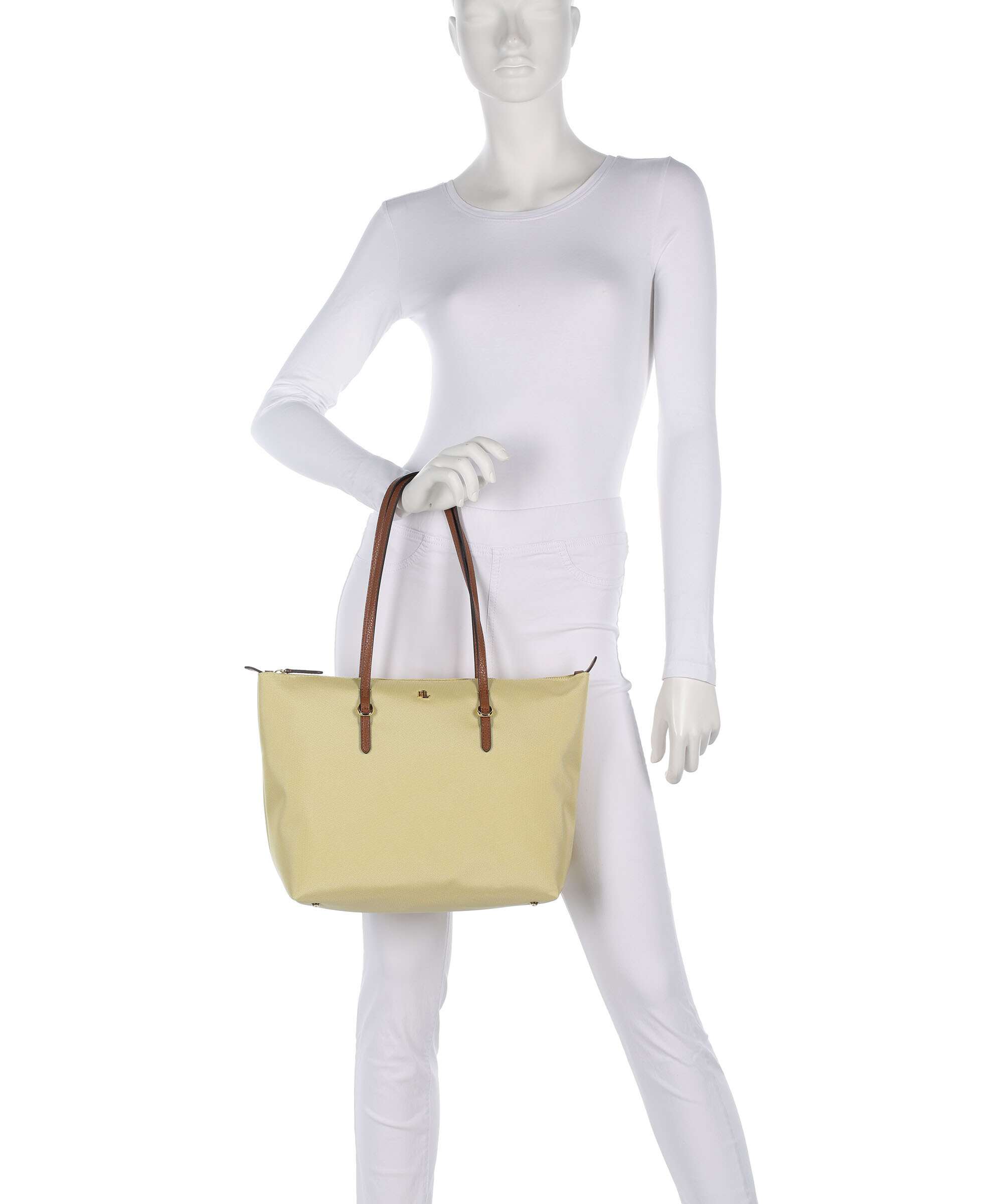 Lauren Ralph Lauren Keaton 26 Boodschappentas lemon sorbet/lauren tan - Image 3
