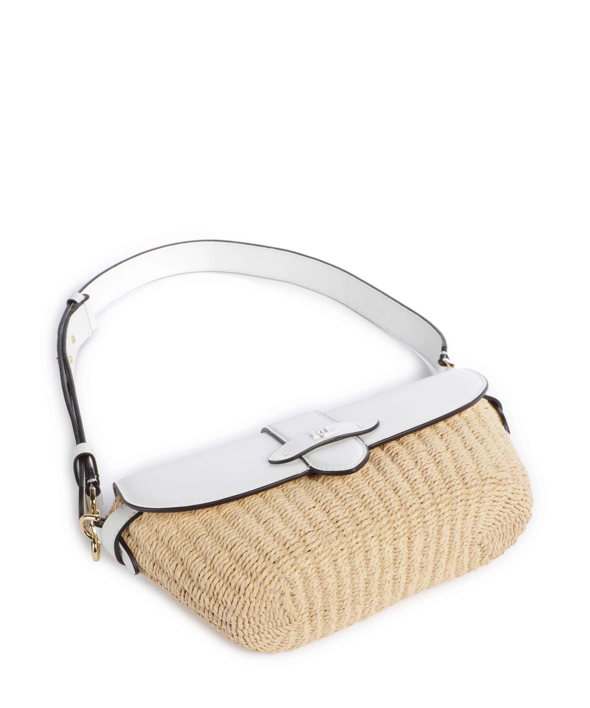 Lauren Ralph Lauren Lynden Small Schoudertas natural/white - Image 5
