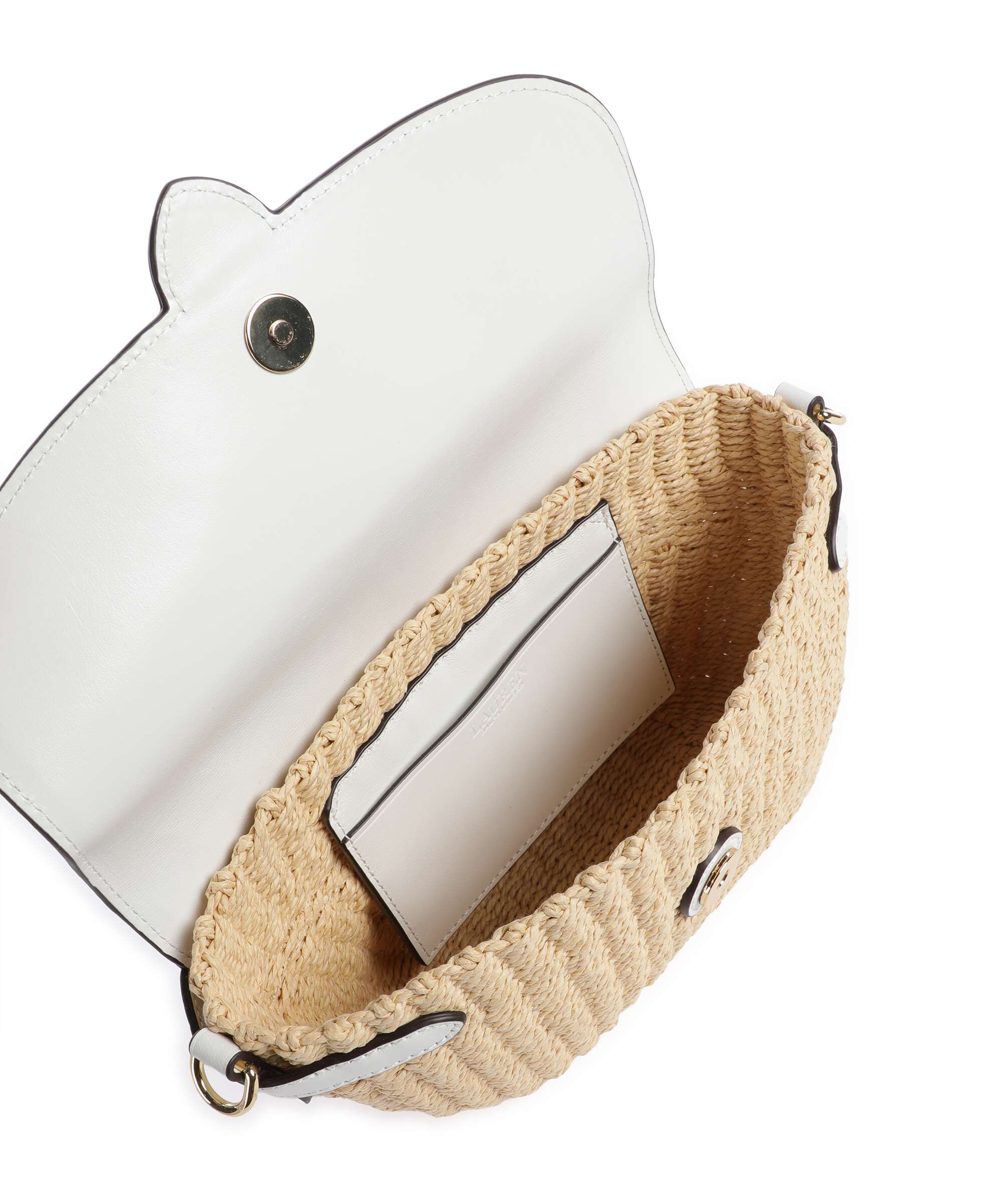 Lauren Ralph Lauren Lynden Small Schoudertas natural/white - Image 6