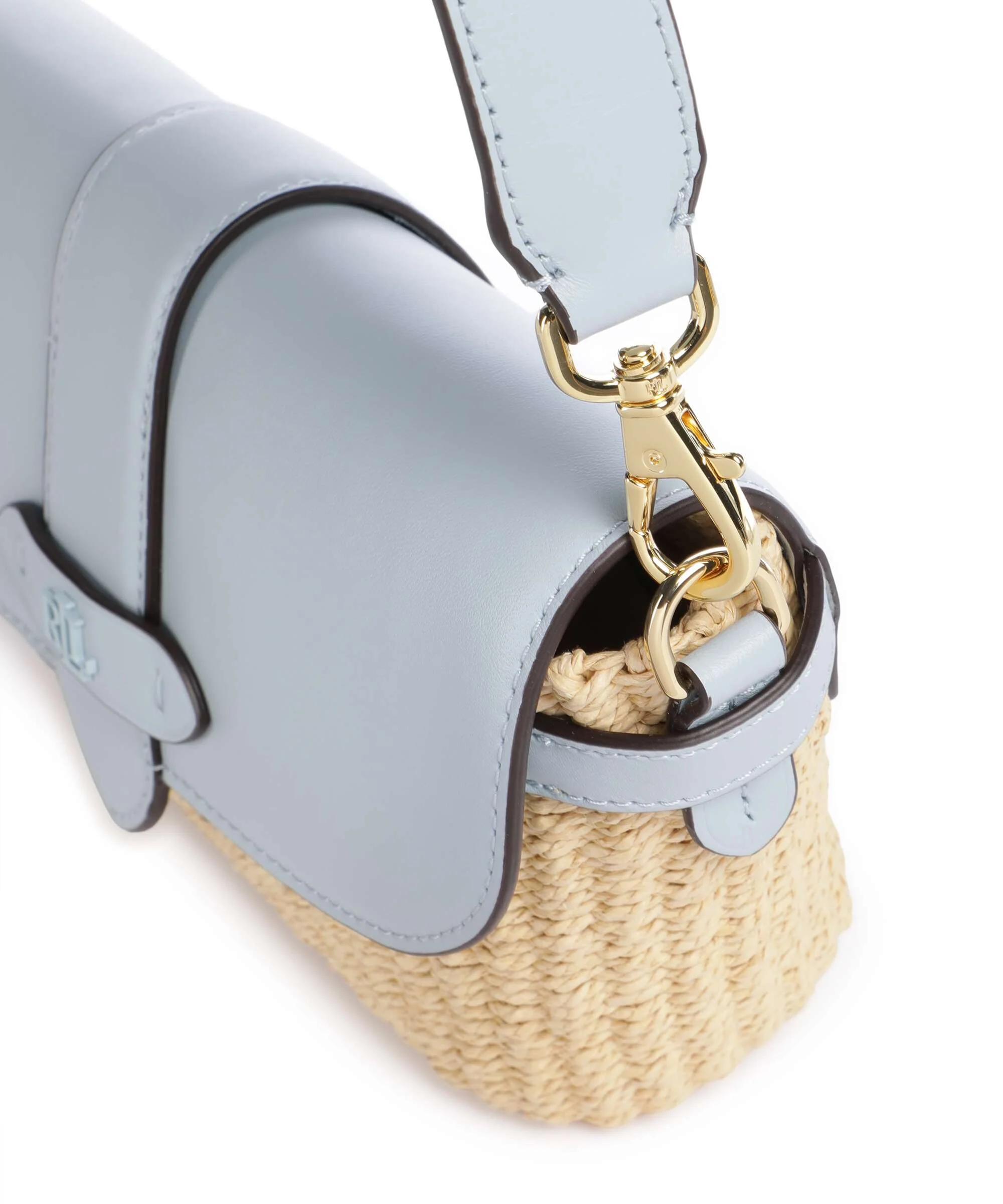 Lauren Ralph Lauren Lynden Small Schoudertas natural/alpine blue - Image 4