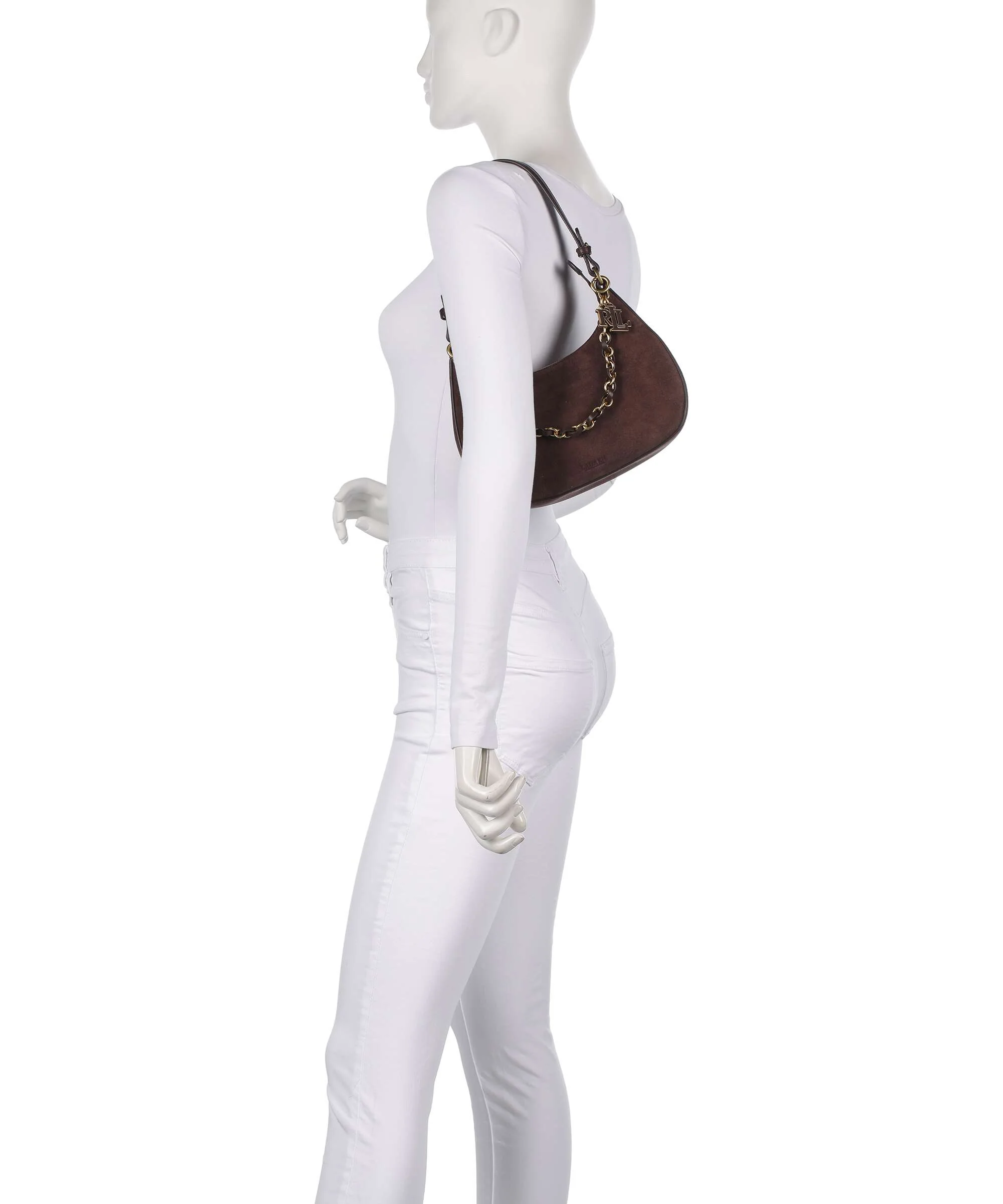Lauren Ralph Lauren Marcy Medium Schoudertas chestnut brown - Image 3