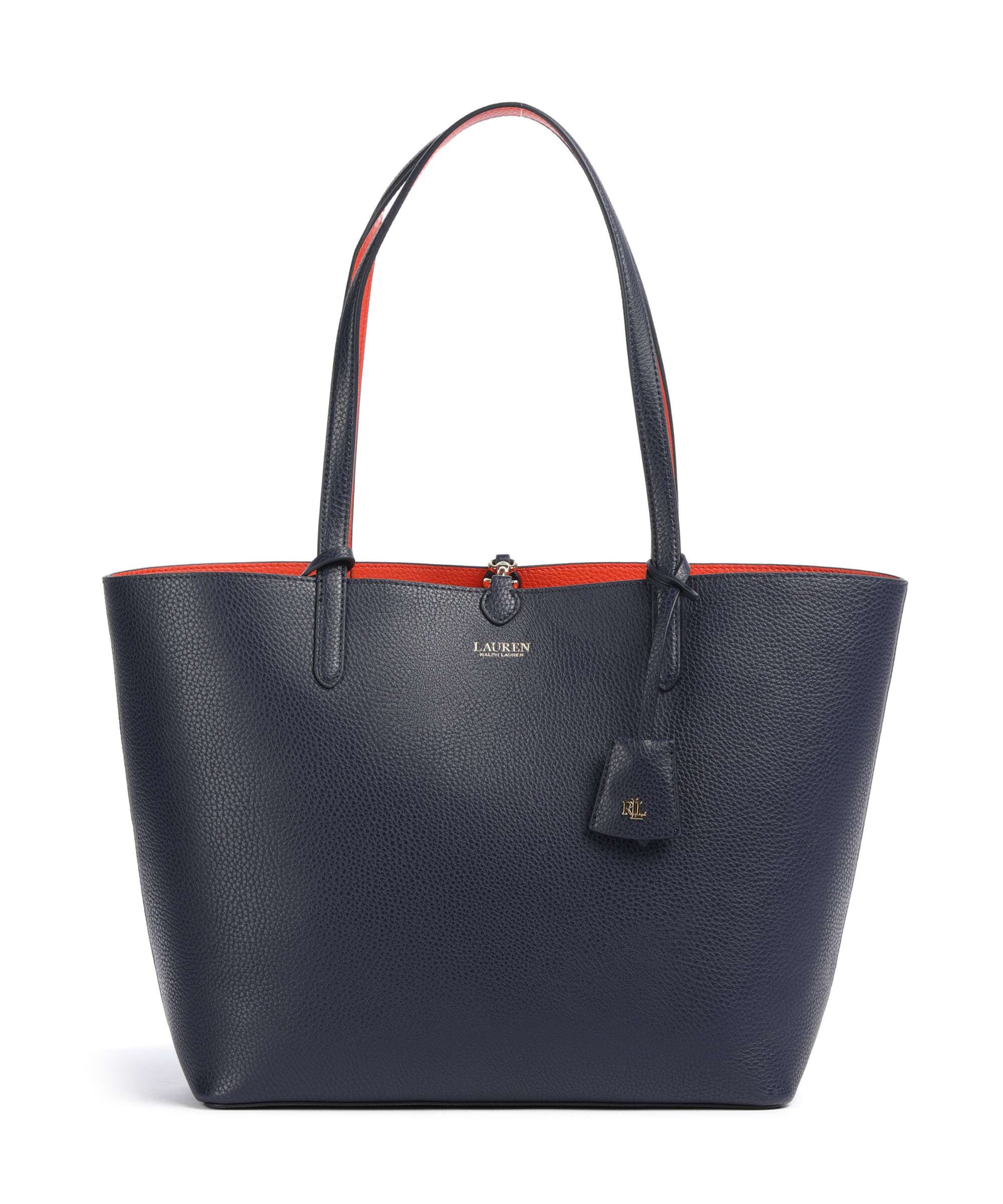 Lauren Ralph Lauren Medium Boodschappentas refined navy/dusk orange