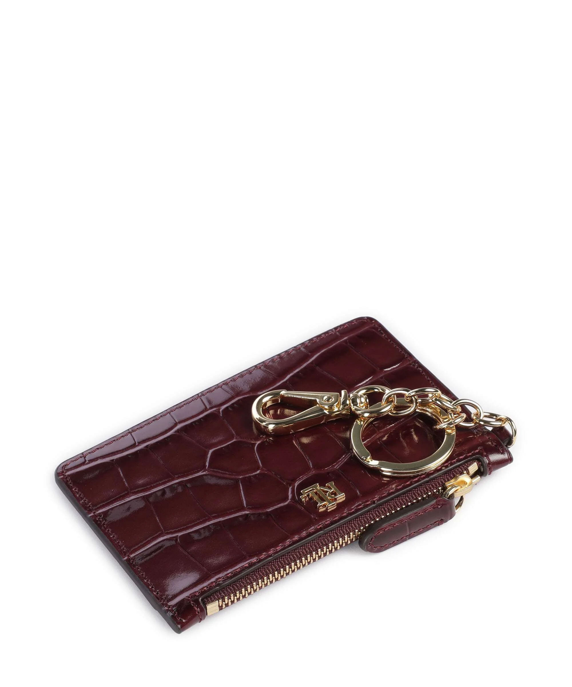 Lauren Ralph Lauren Small Creditcardhouder dark garnet - Image 4