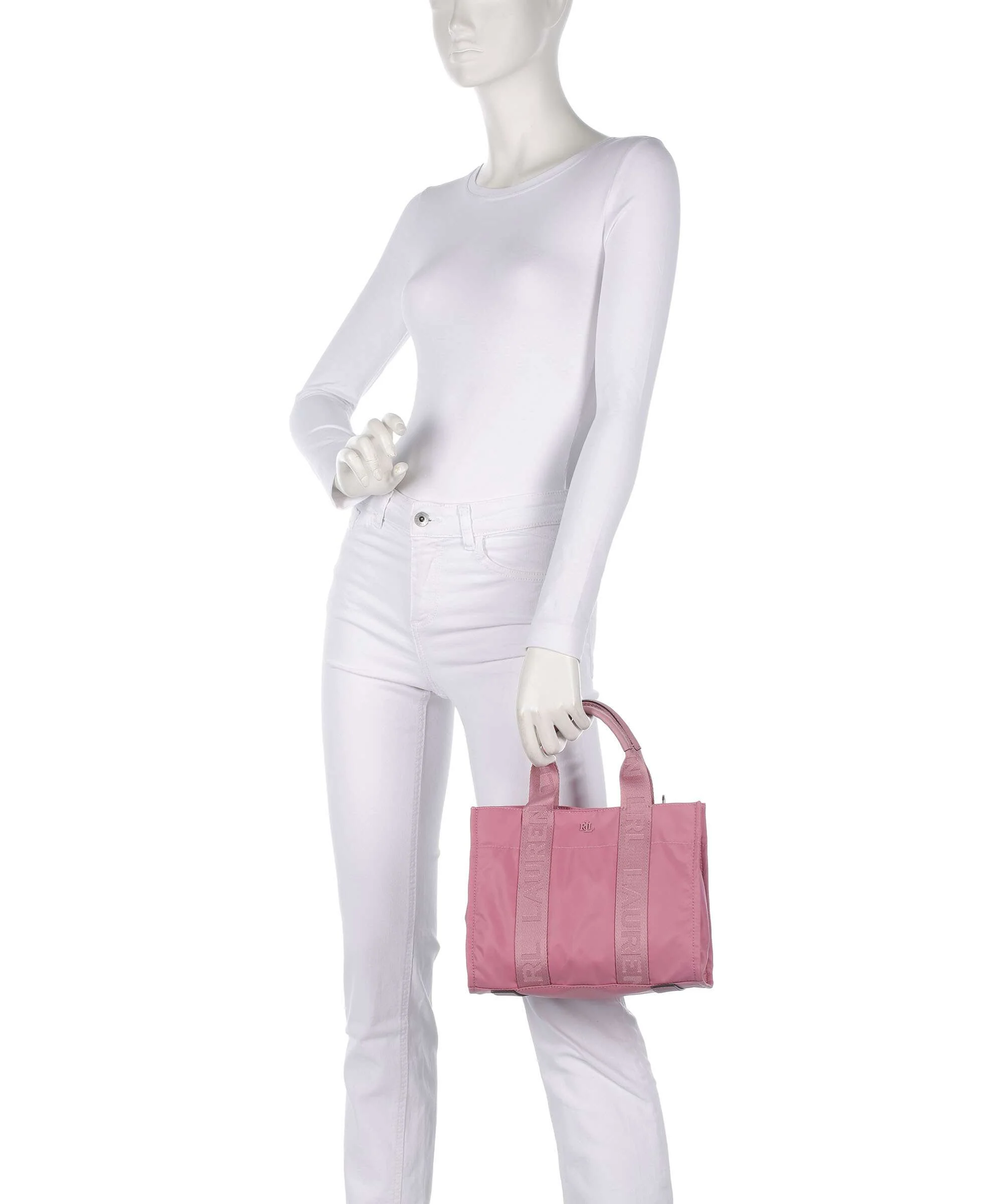 Lauren Ralph Lauren Stevie Small Handtas rose mauve - Image 3