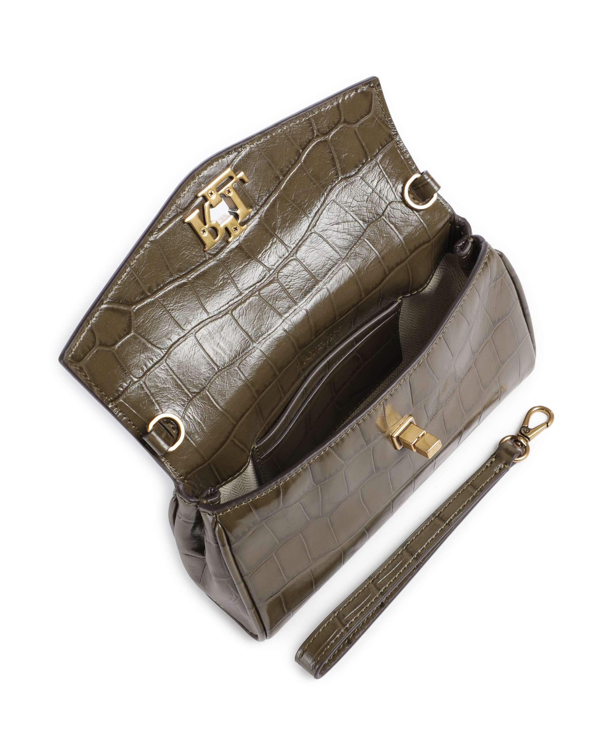 Lauren Ralph Lauren Tanner Large Crossbody tas botanic green - Image 5
