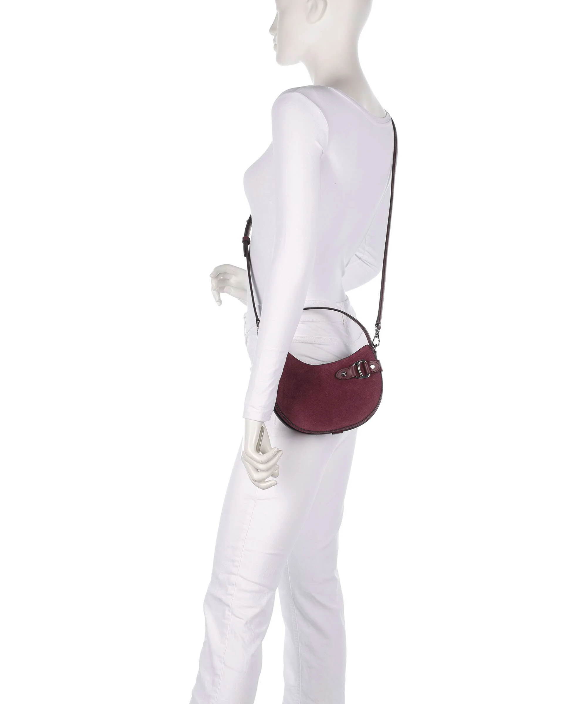 Lauren Ralph Lauren Tasha Small Handtas dark garnet - Image 3