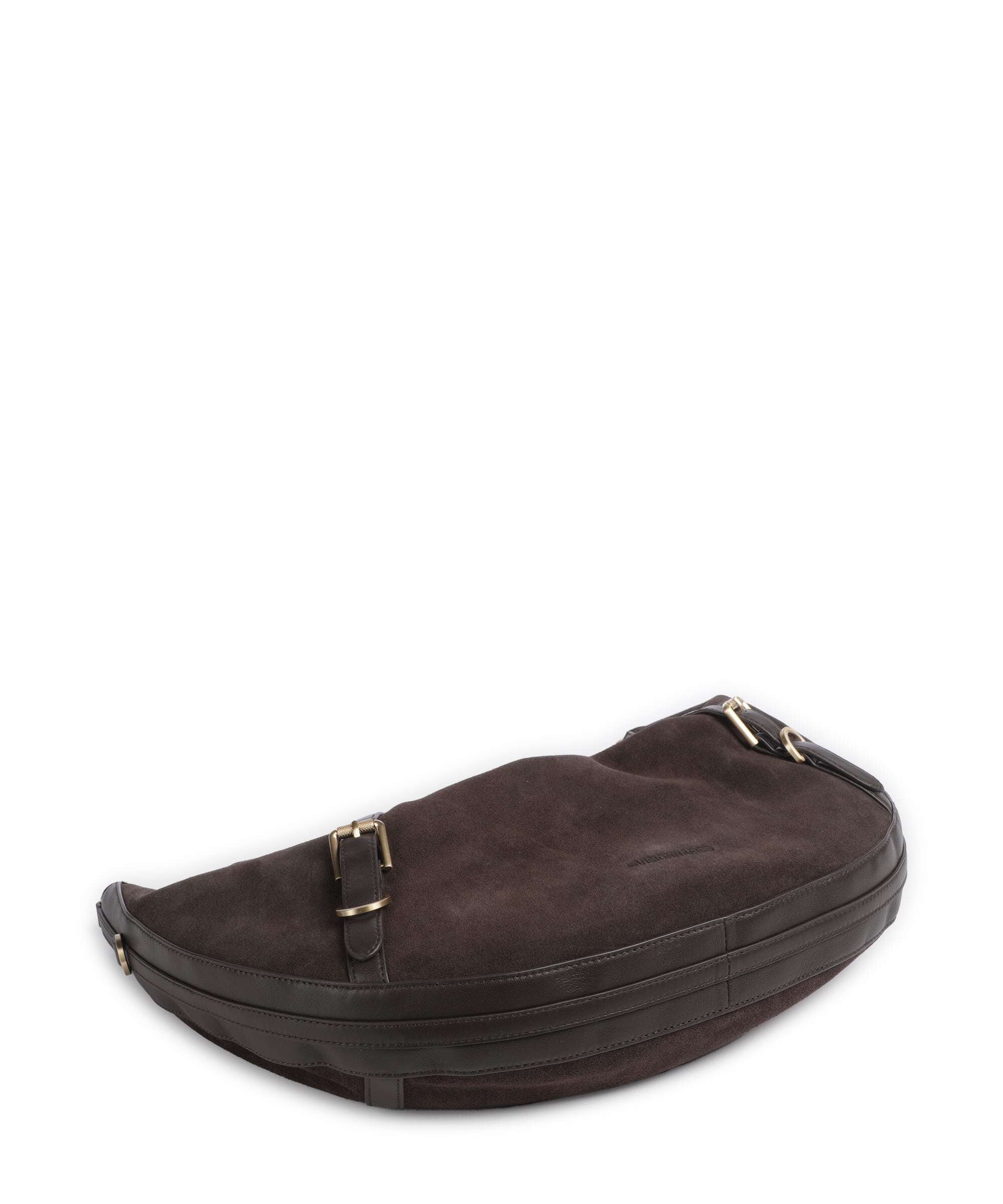 Les Visionnaires Enya Cozy Hobo tas chocolate brown - Image 5