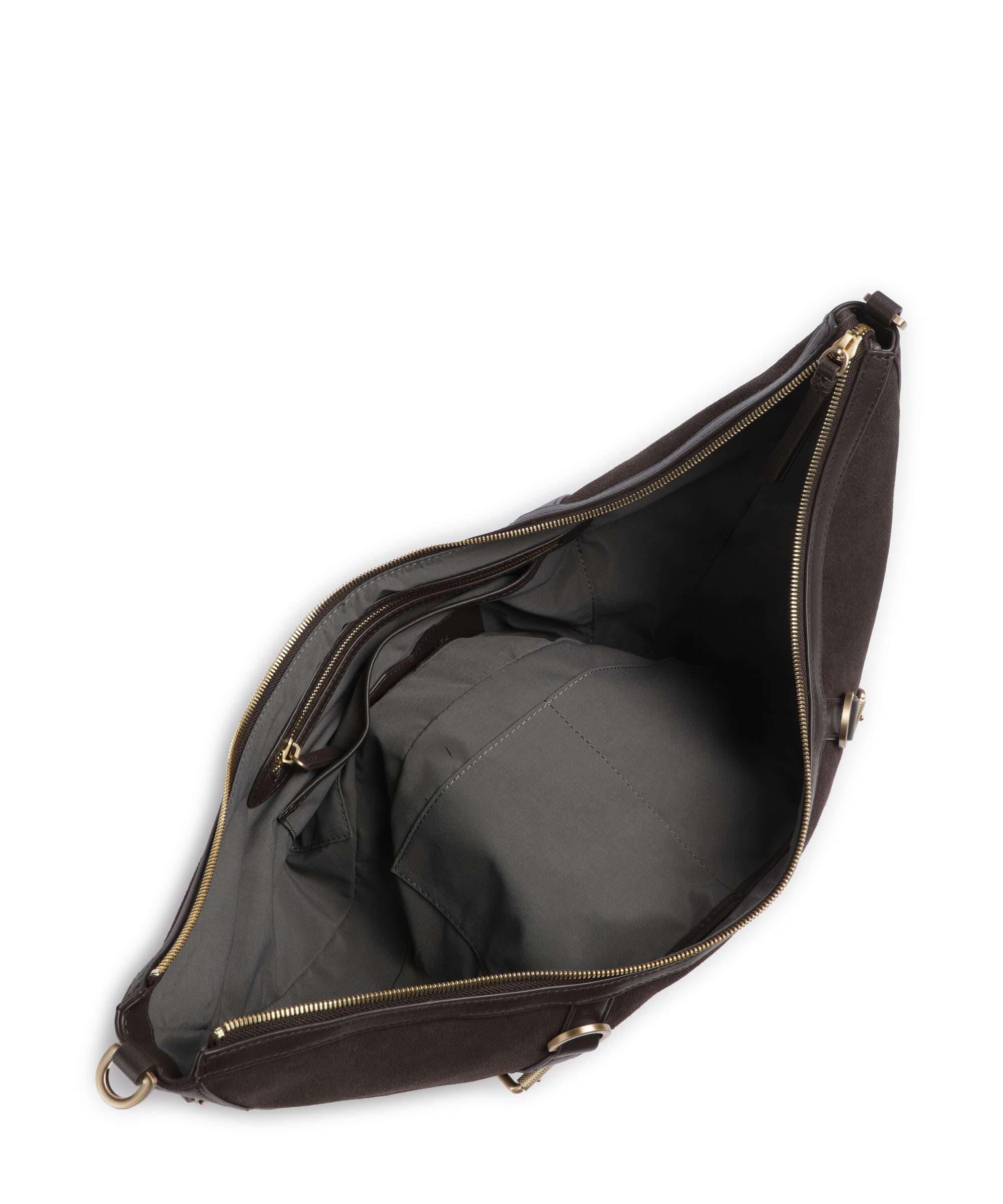 Les Visionnaires Enya Cozy Hobo tas chocolate brown - Image 6