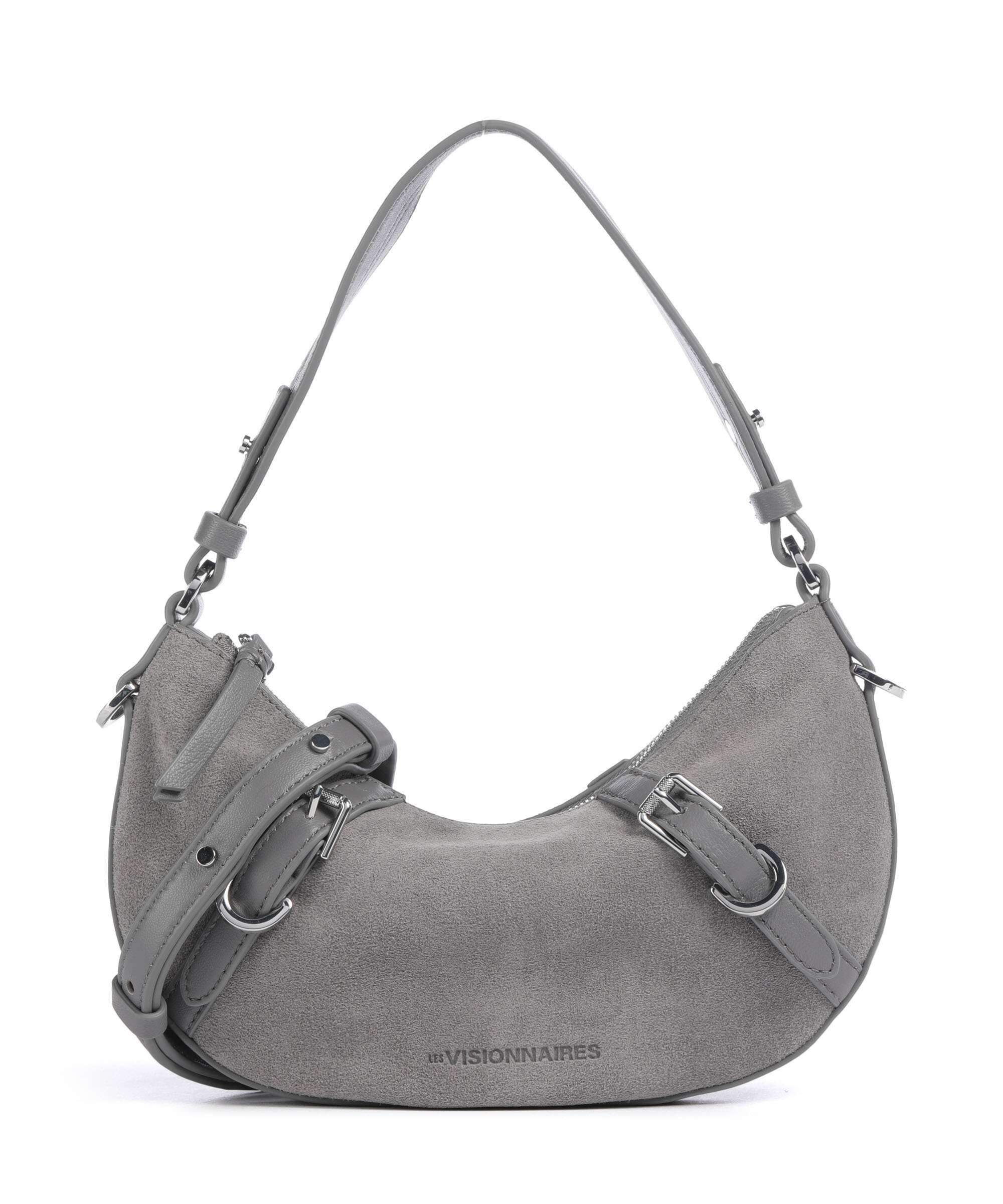 Les Visionnaires Enya Cozy Mini Schoudertas titanium grey