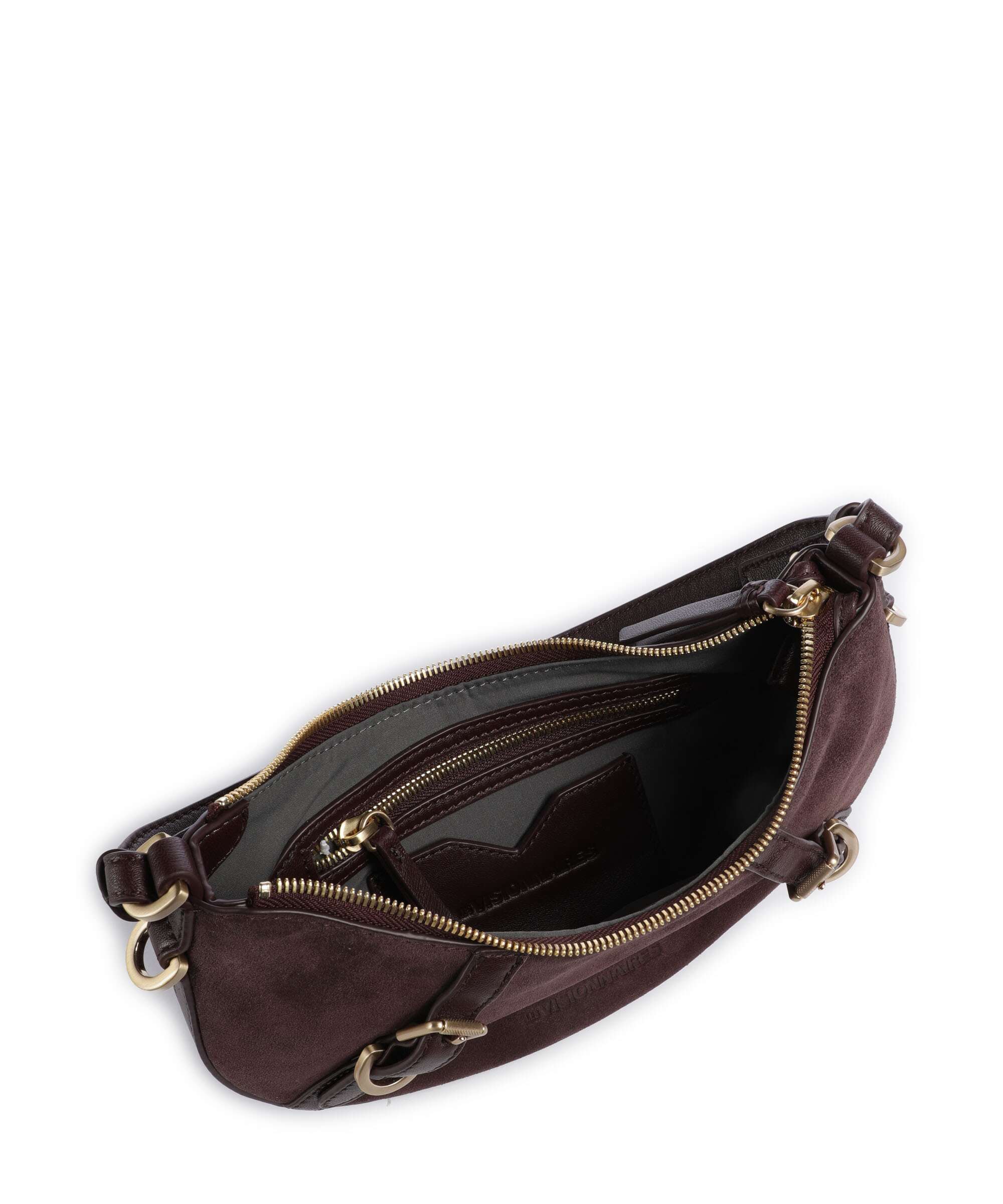 Les Visionnaires Enya Cozy Mini Schoudertas vinyard red - Image 7