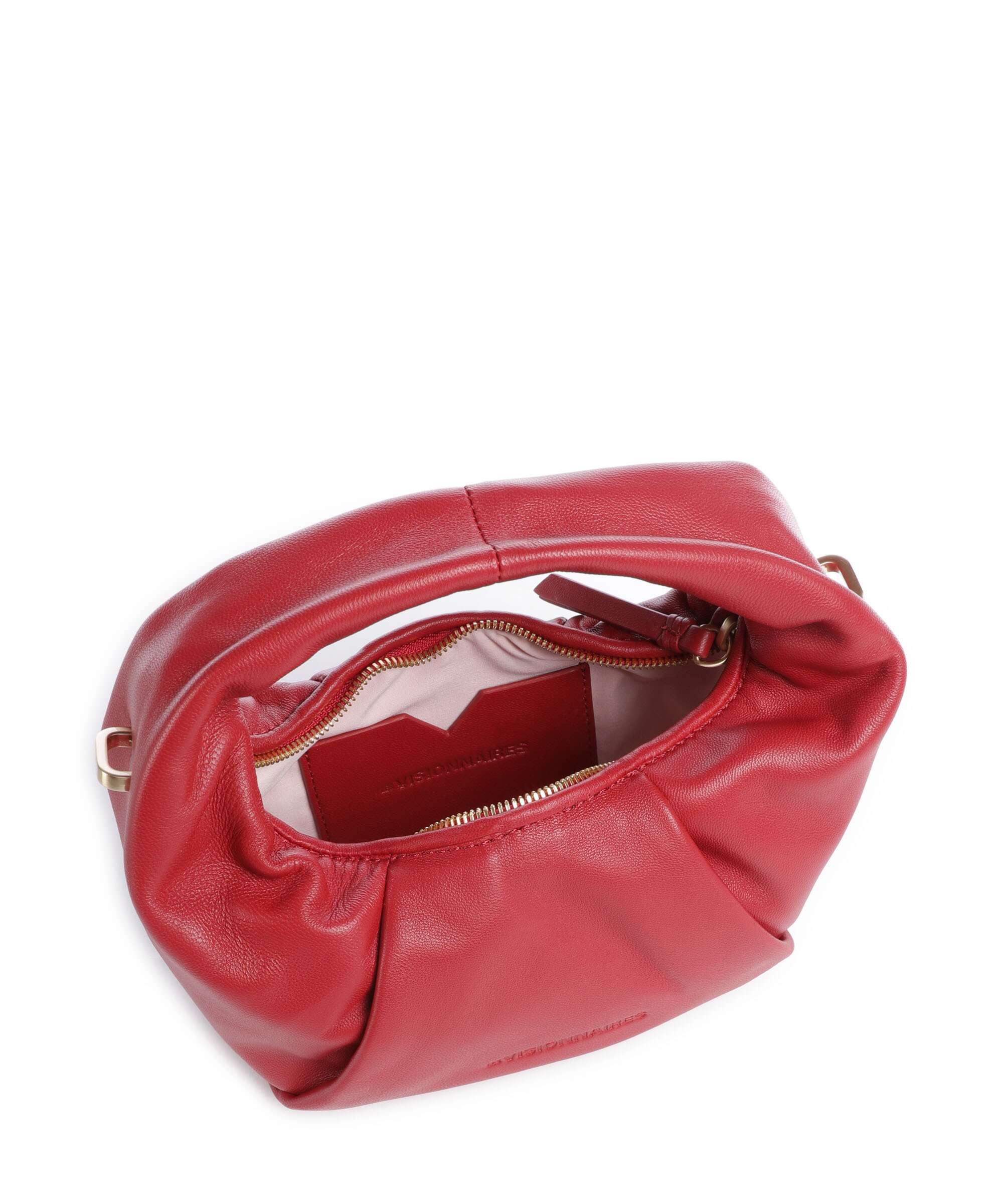 Les Visionnaires Greta Essential Silky Mini Crossbody tas rouge - Image 6