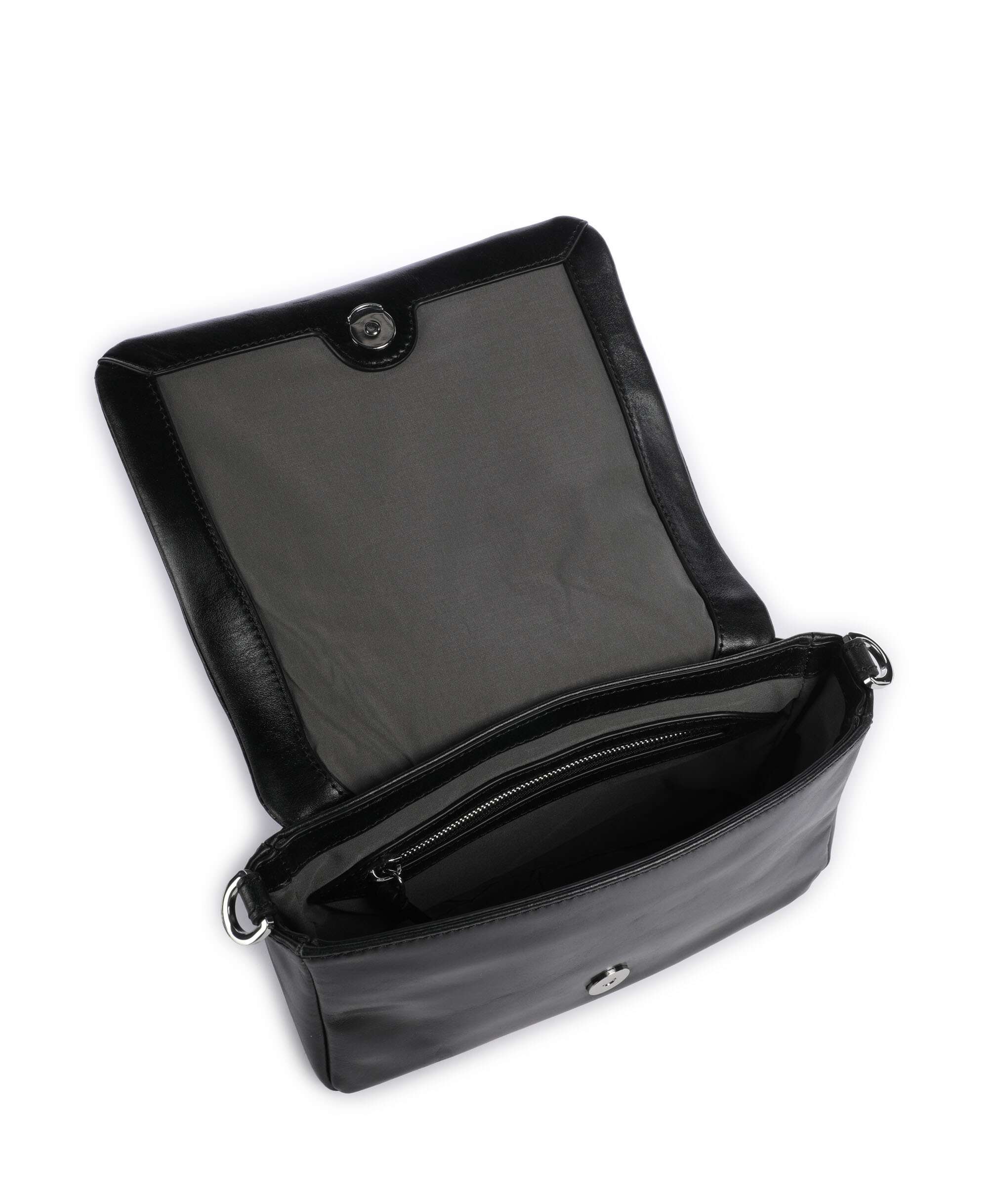 Les Visionnaires Mila Icon Crinkle Crossbody tas black - Image 6
